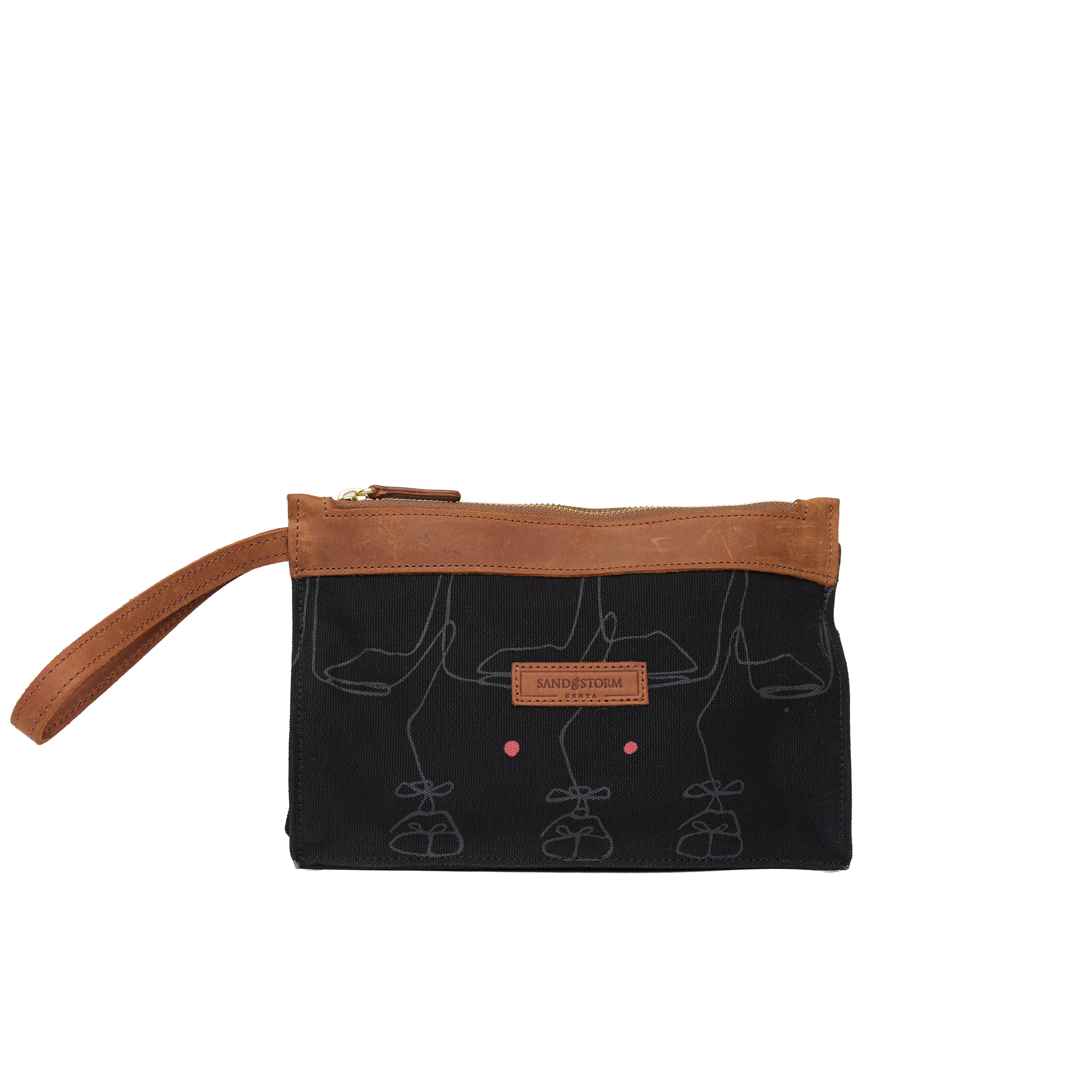 Canvas Agnes Pouch Intertwine Print x EndoSquared