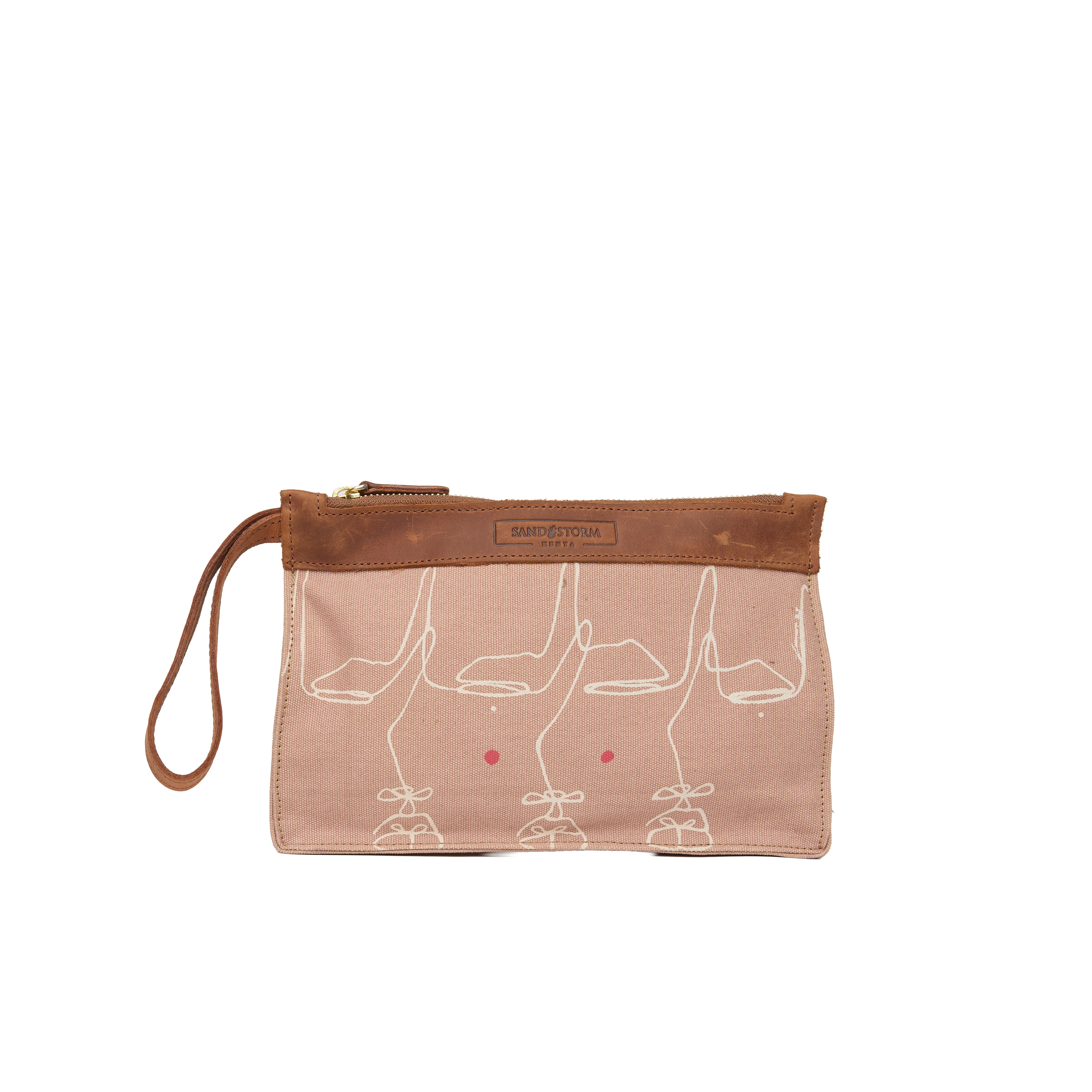 Canvas Agnes Pouch Intertwine Print x EndoSquared