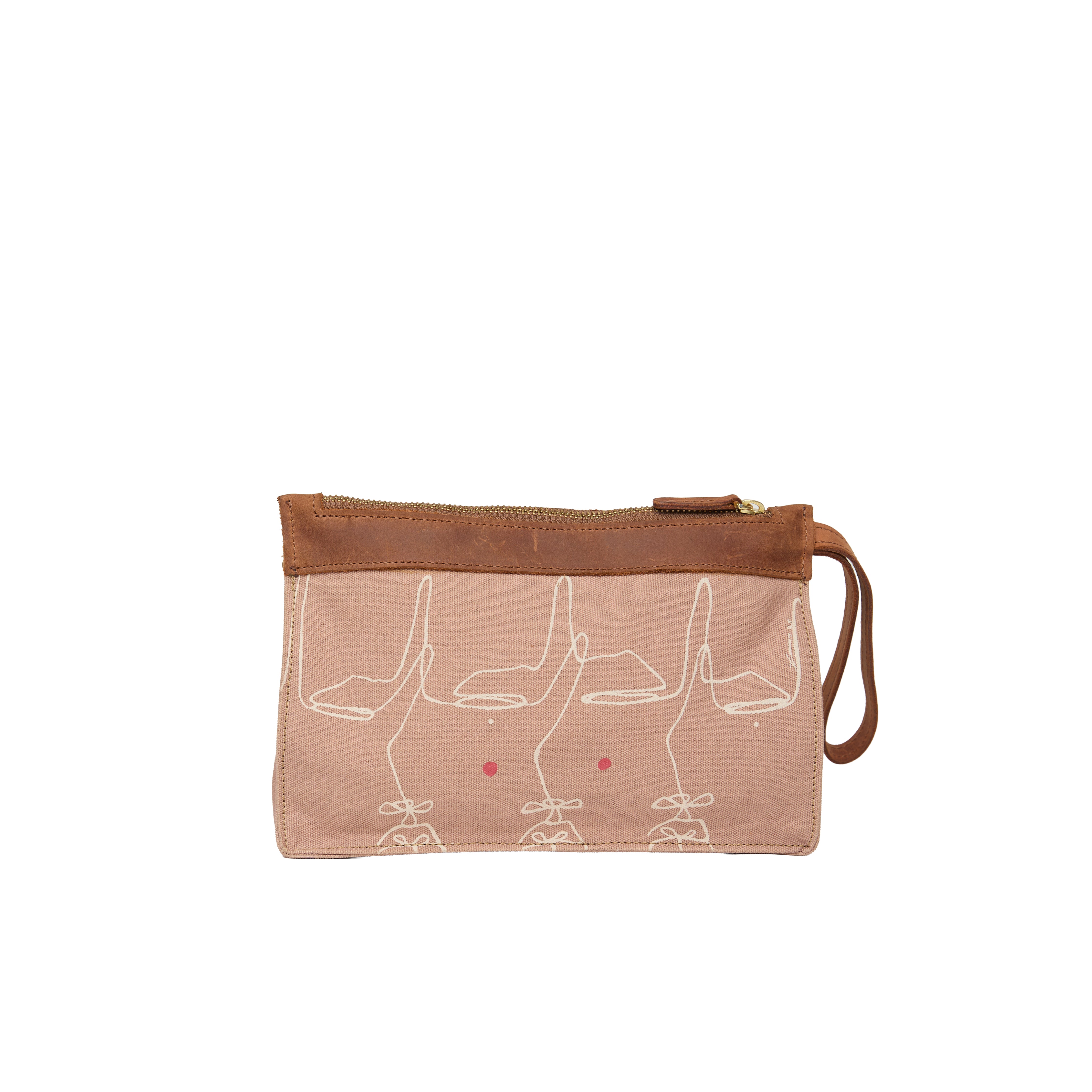 Canvas Agnes Pouch Intertwine Print x EndoSquared