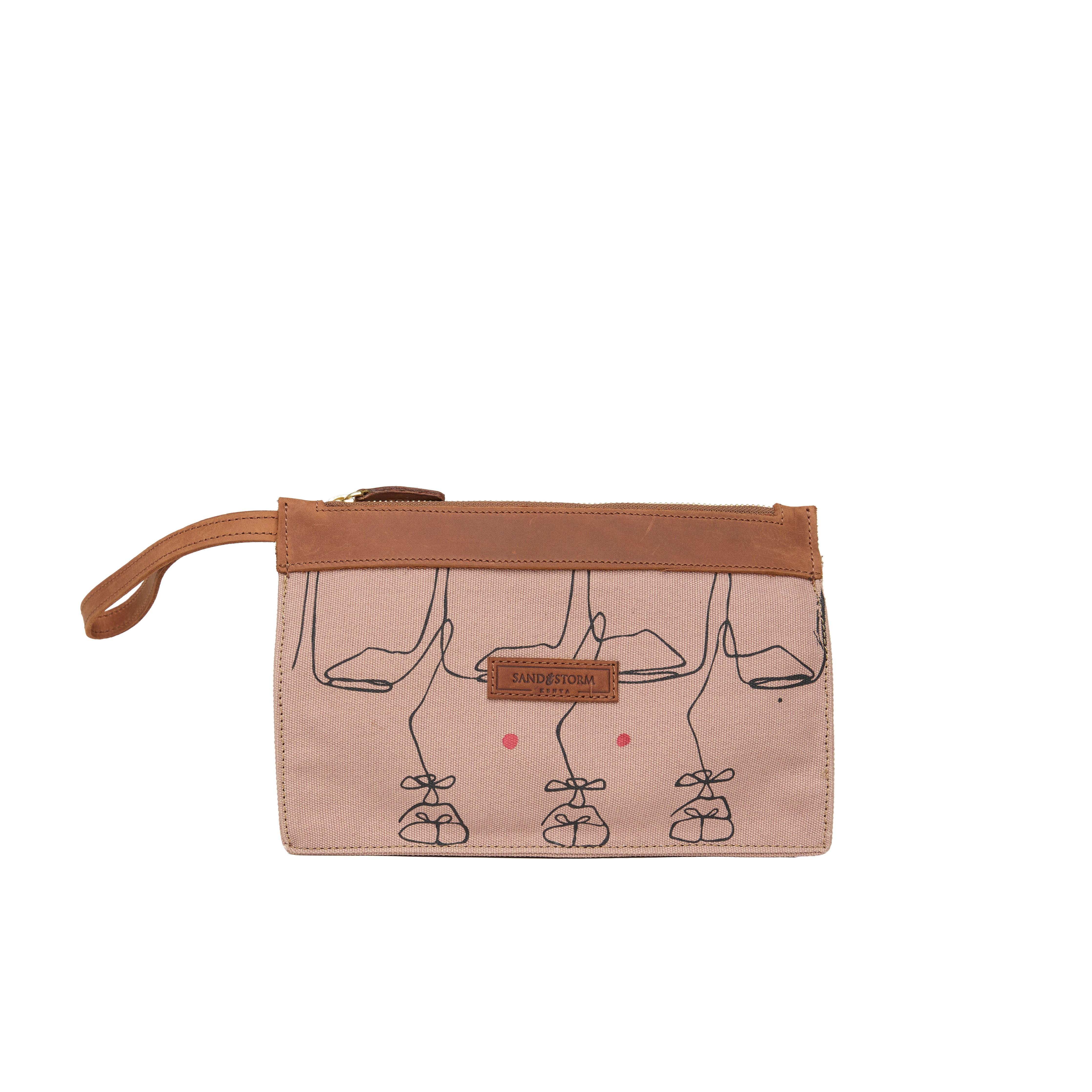Canvas Agnes Pouch Intertwine Print x EndoSquared