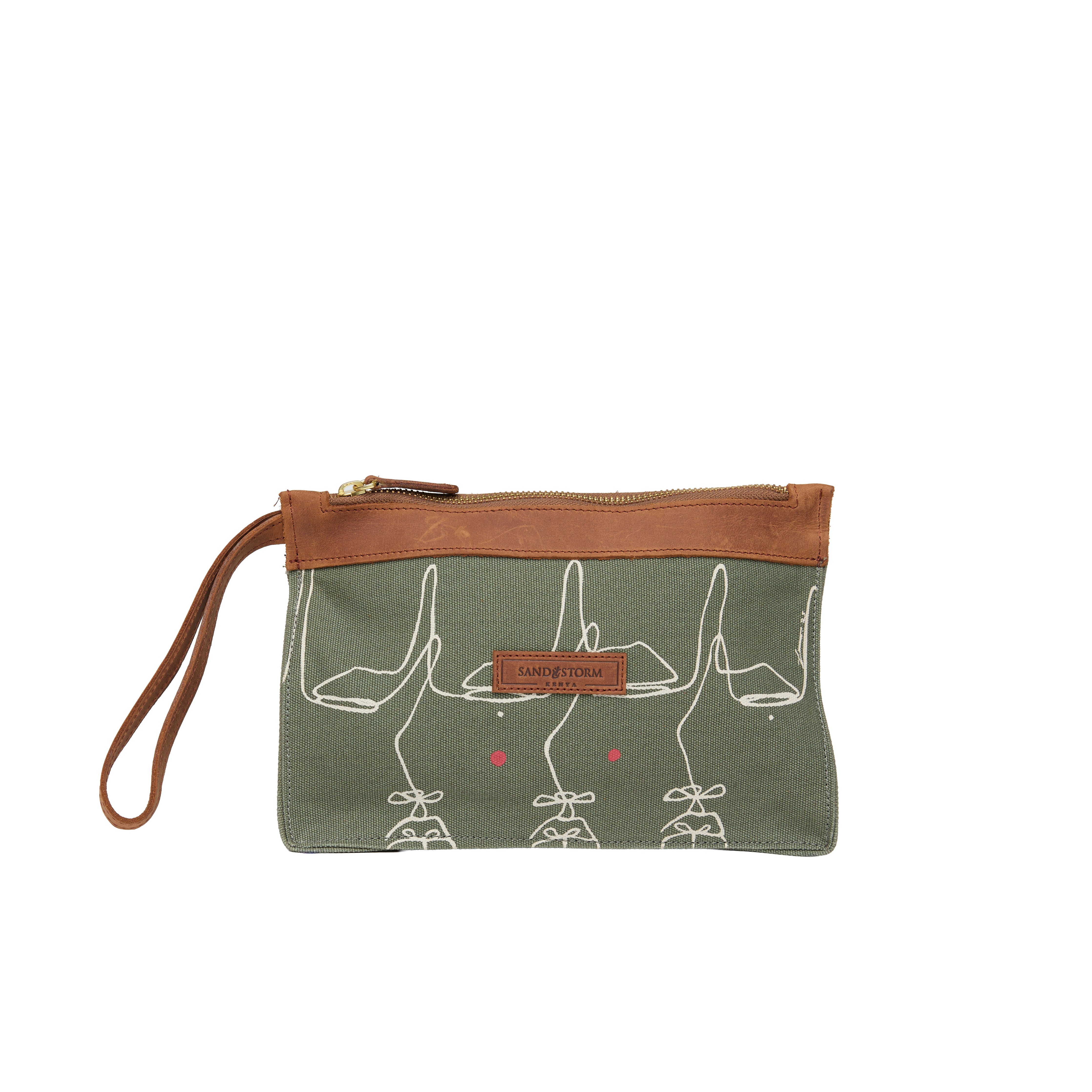 Canvas Agnes Pouch Intertwine Print x EndoSquared