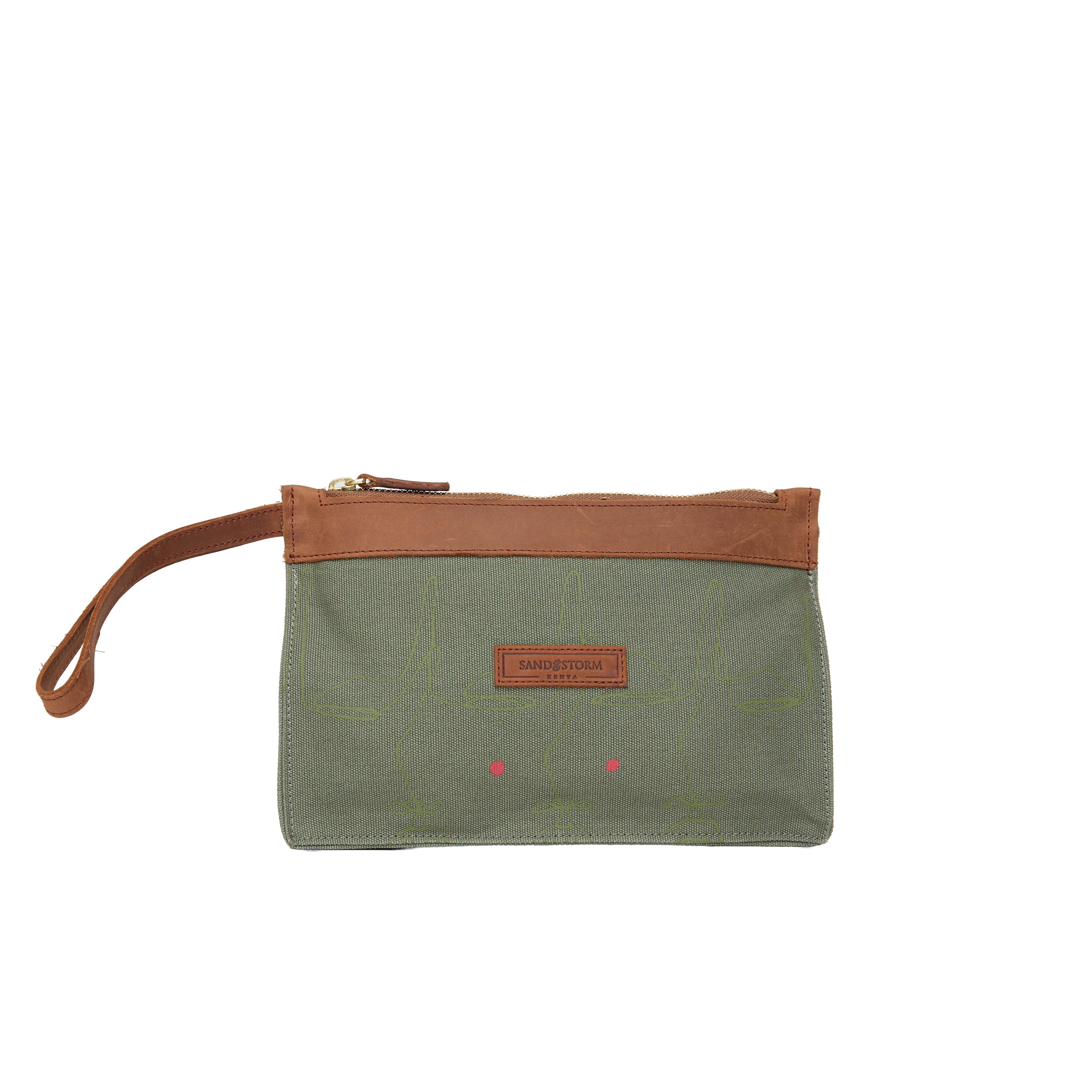 Canvas Agnes Pouch Intertwine Print x EndoSquared