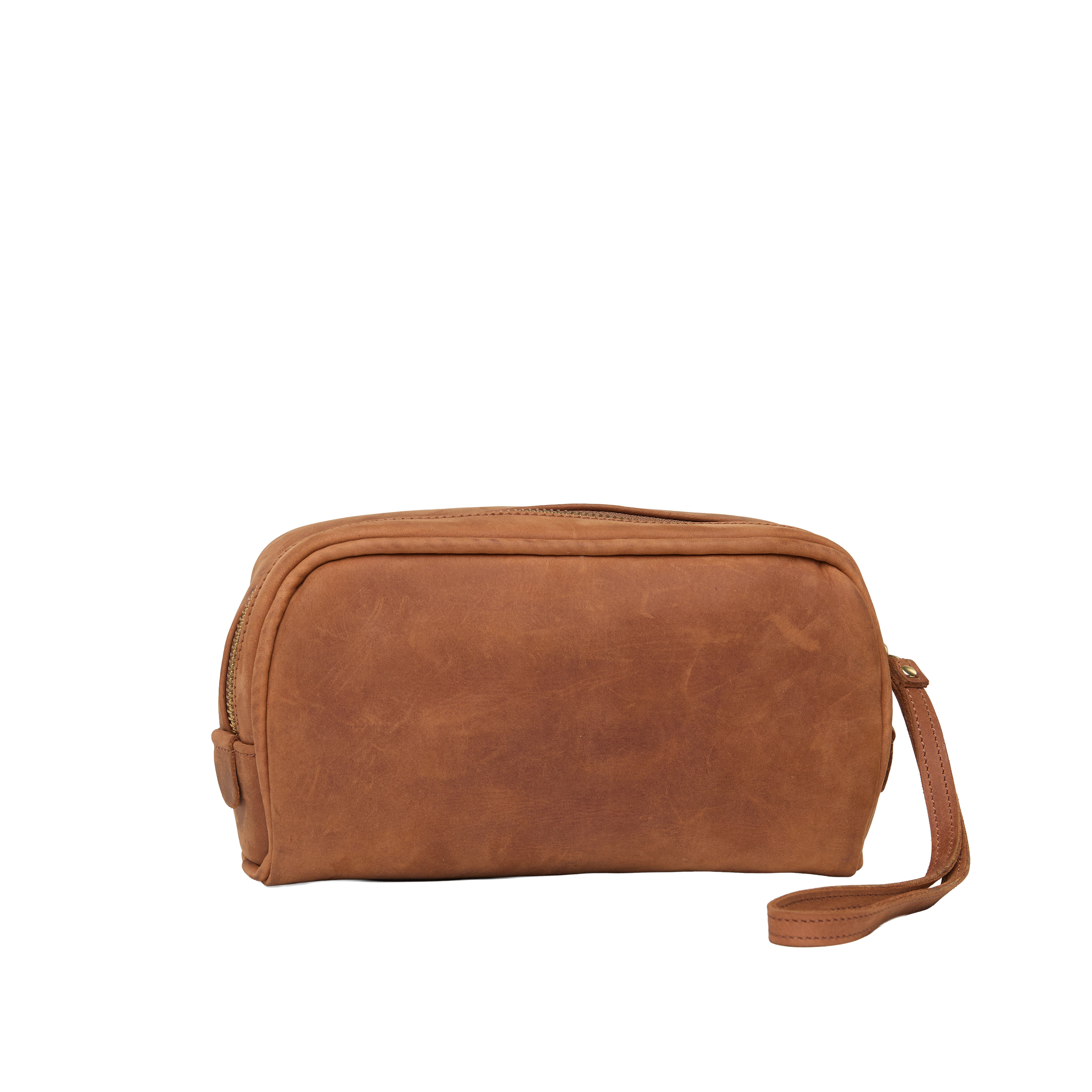 Pull-up Leather Weekend Washbag