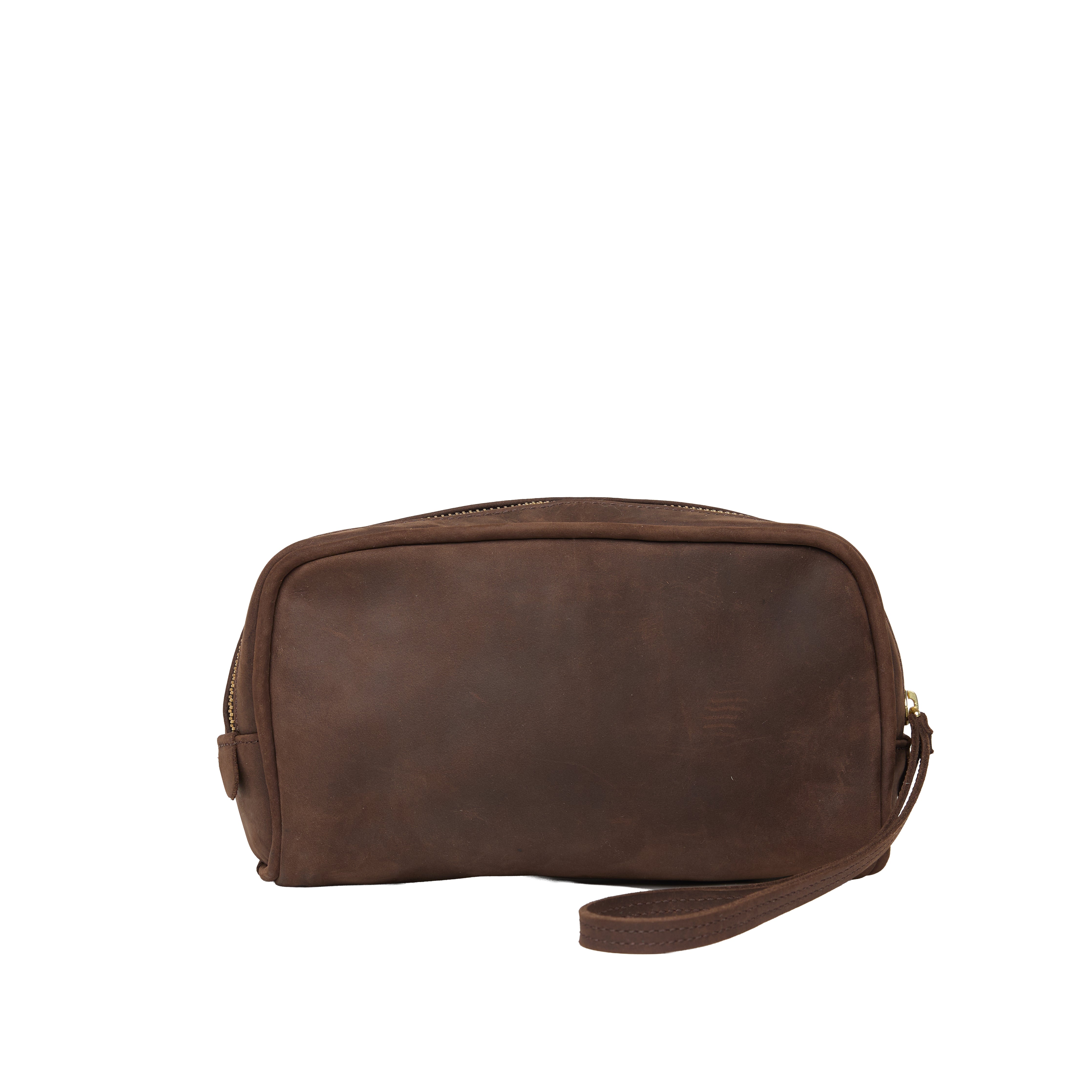 Pull-up Leather Weekend Washbag