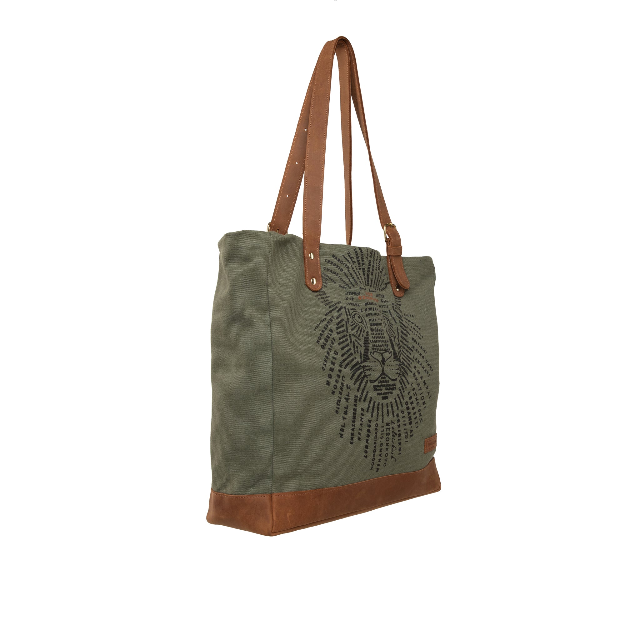 Canvas Metrine Tote x Lion Guardian (Bond)
