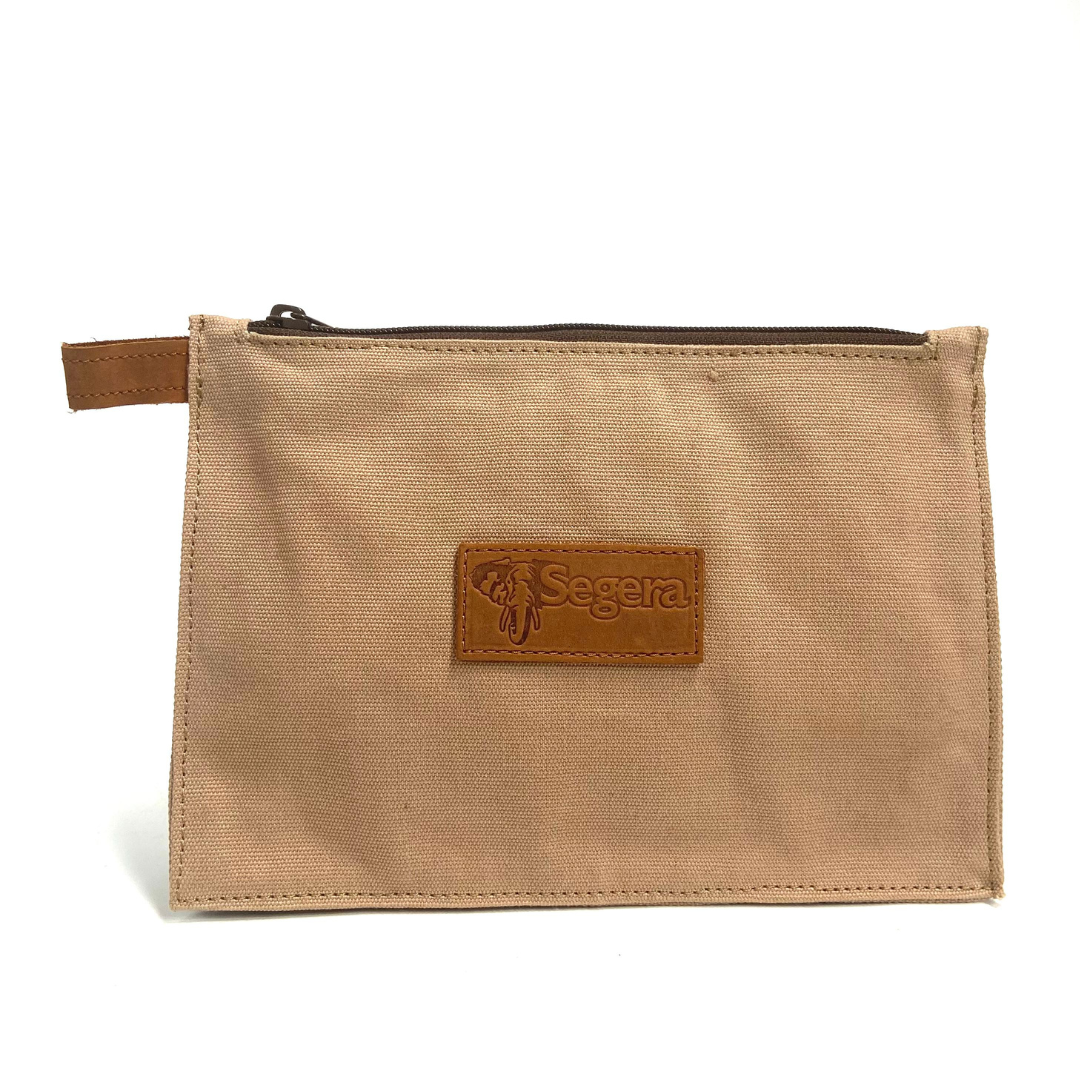 Corporate Tan Canvas Agnes Pouch