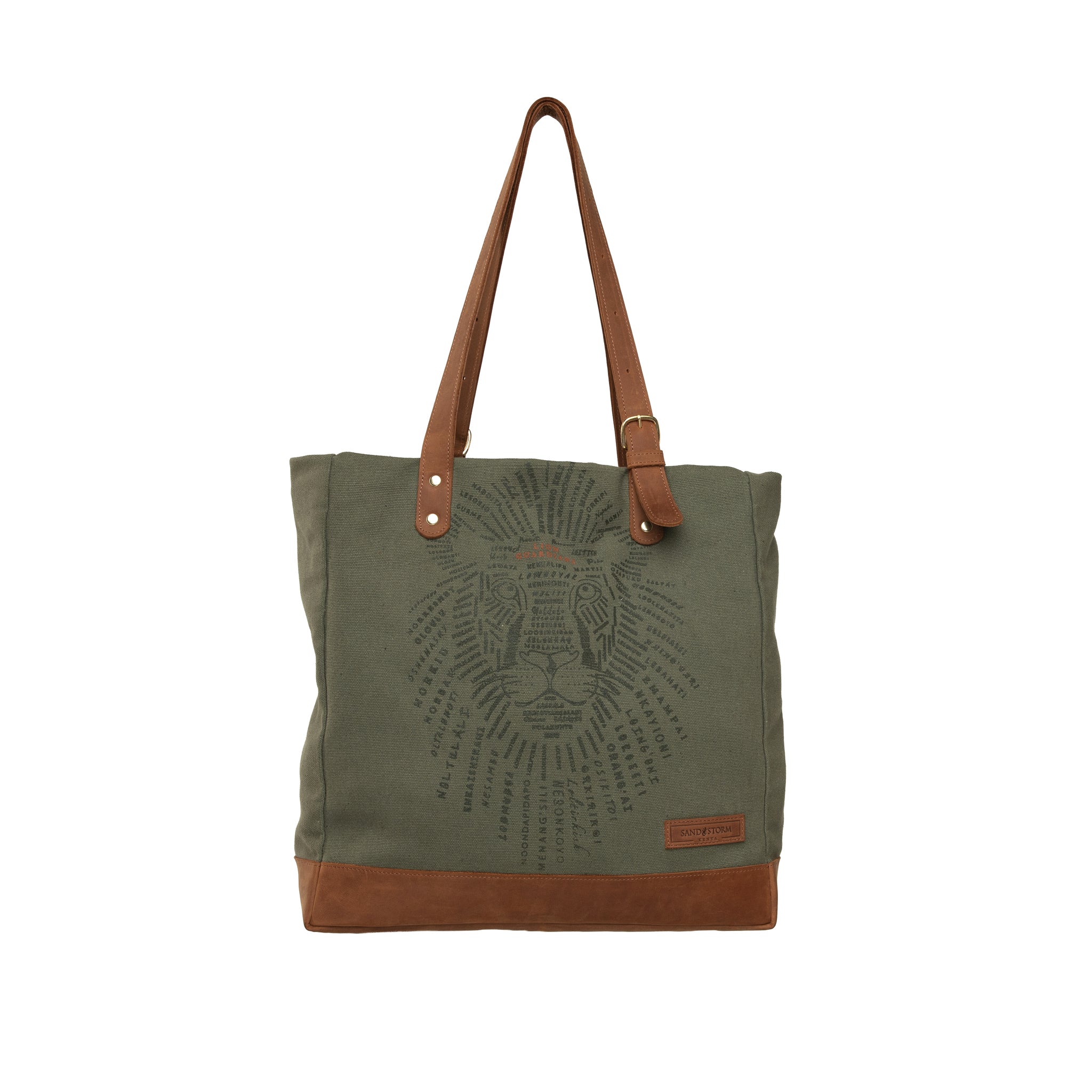 Canvas Metrine Tote x Lion Guardian (Bond)