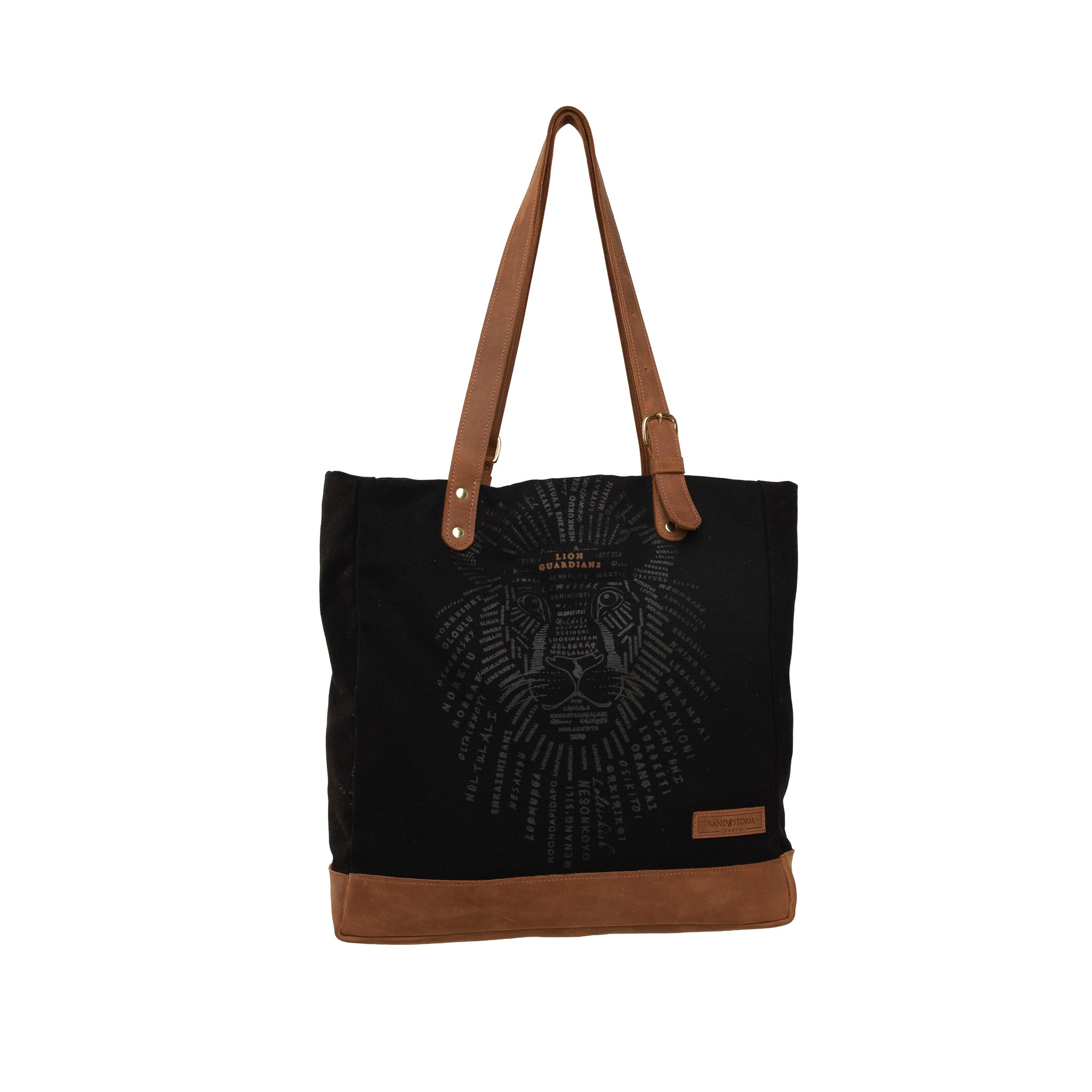 Canvas Metrine Tote x Lion Guardian (Bond)