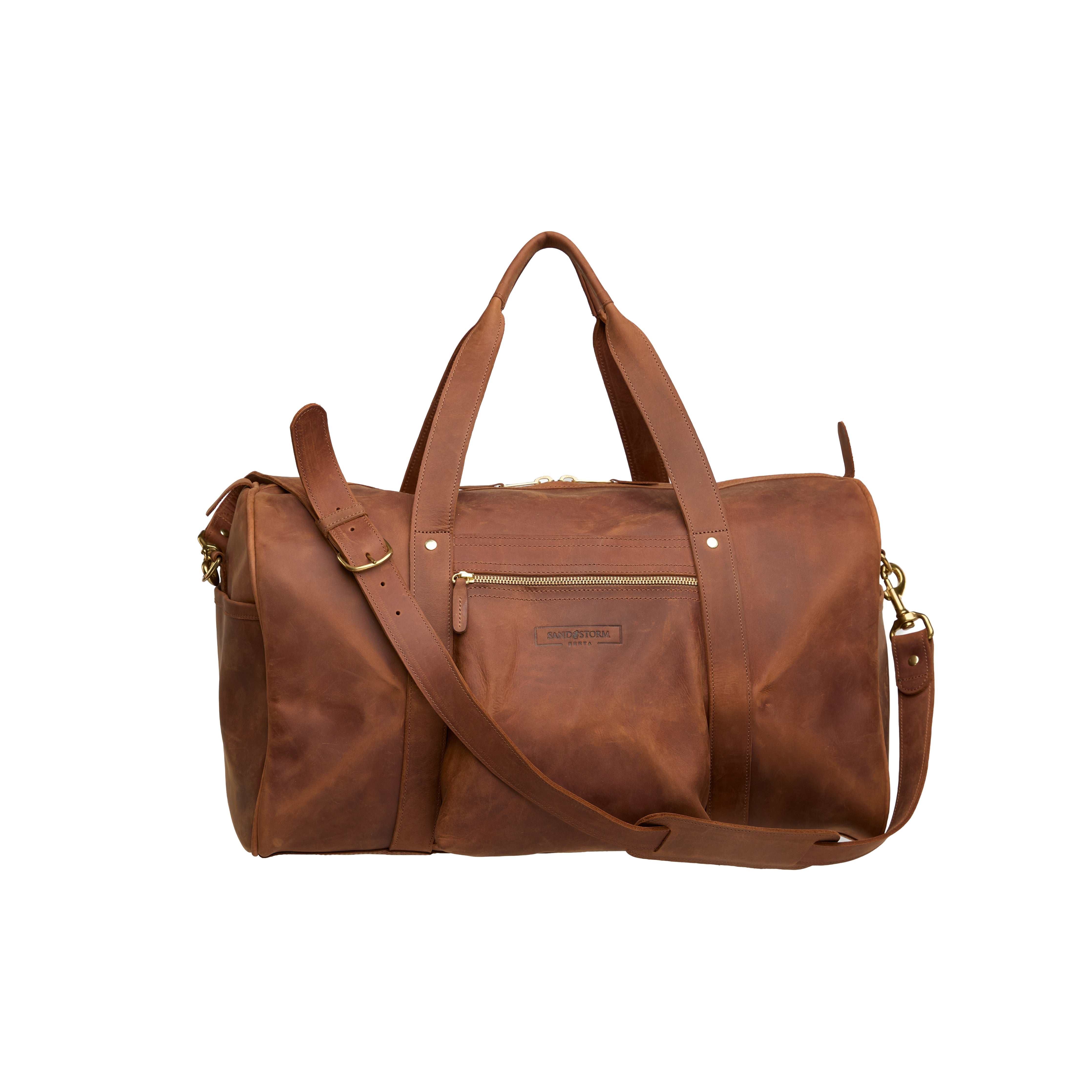 Pull-up Leather Explorer Duffle