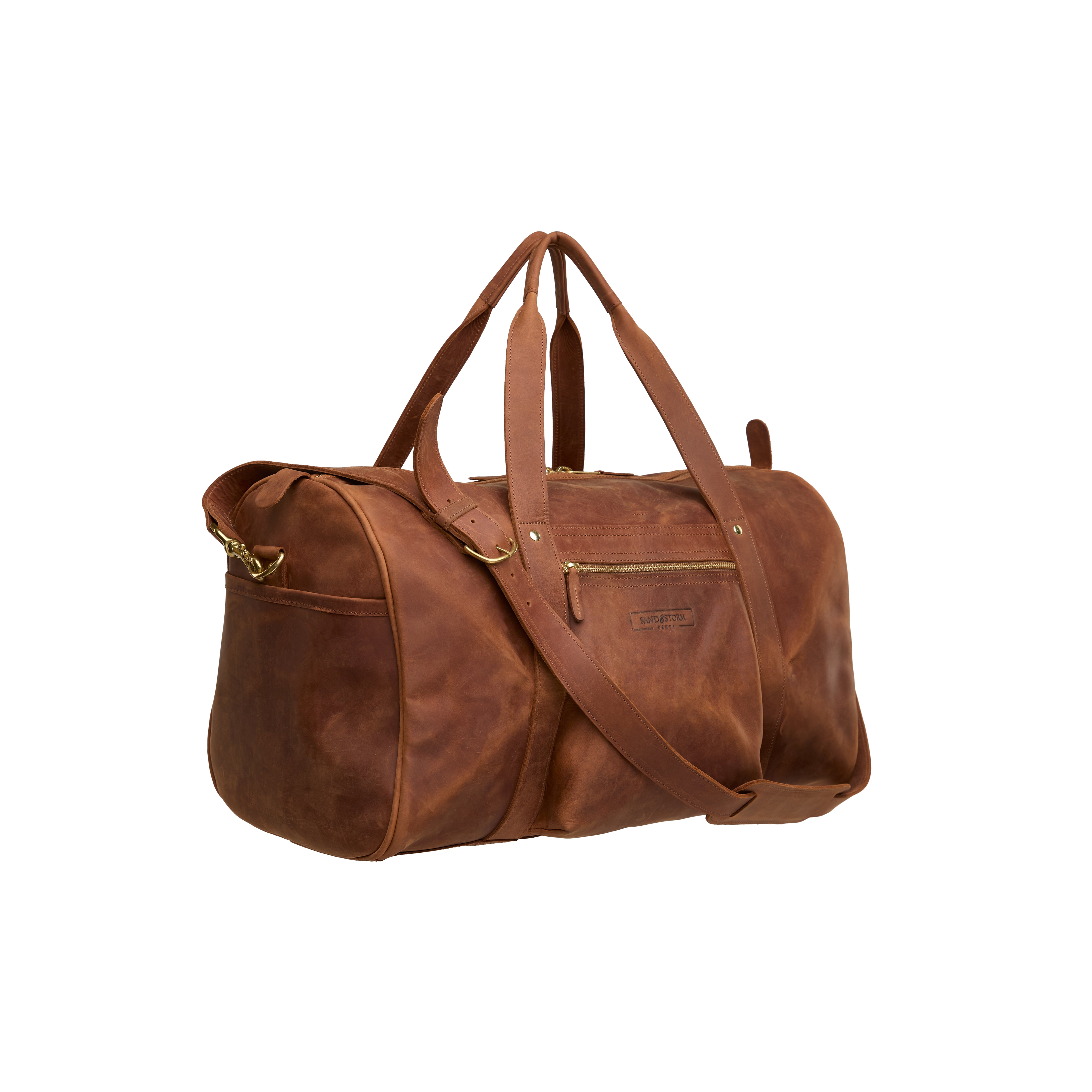Pull-up Leather Explorer Duffle