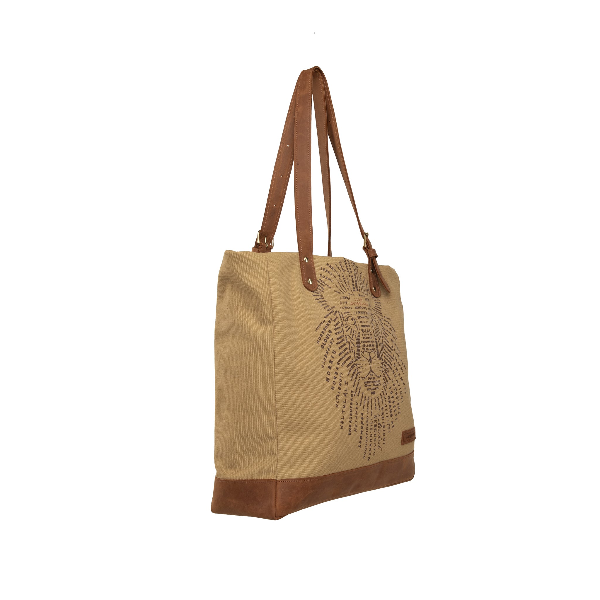 Canvas Metrine Tote x Lion Guardian (Bond)