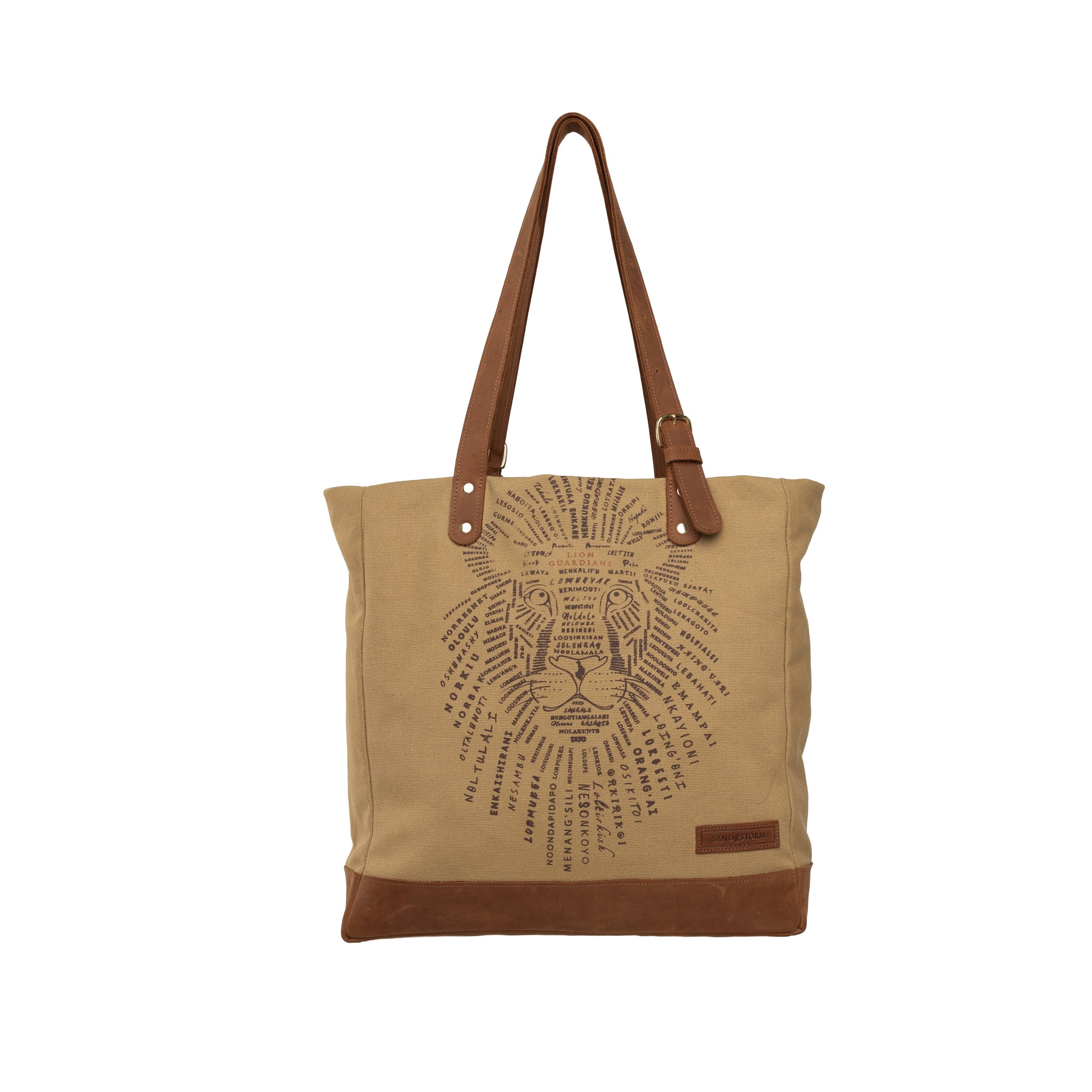 Canvas Metrine Tote x Lion Guardian (Bond)