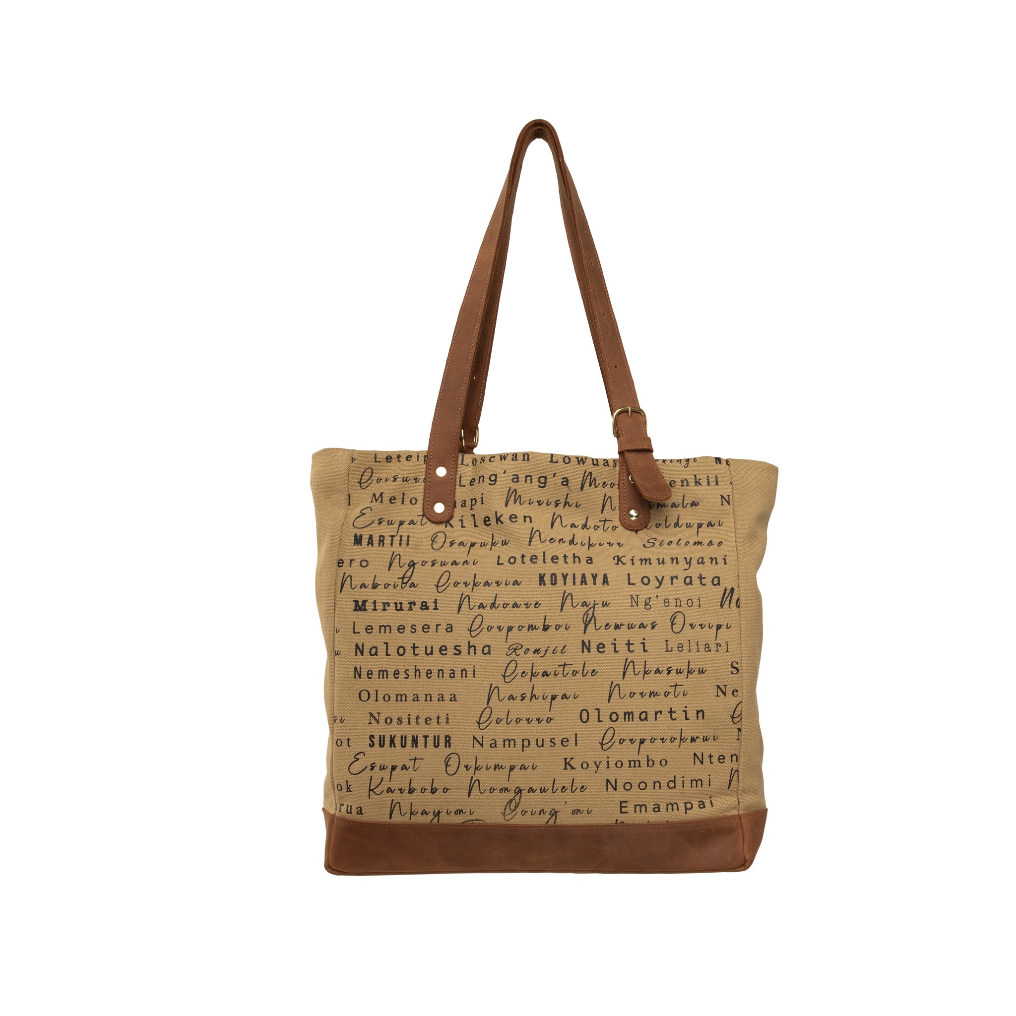 Canvas Metrine Tote x Lion Guardian (Bond)