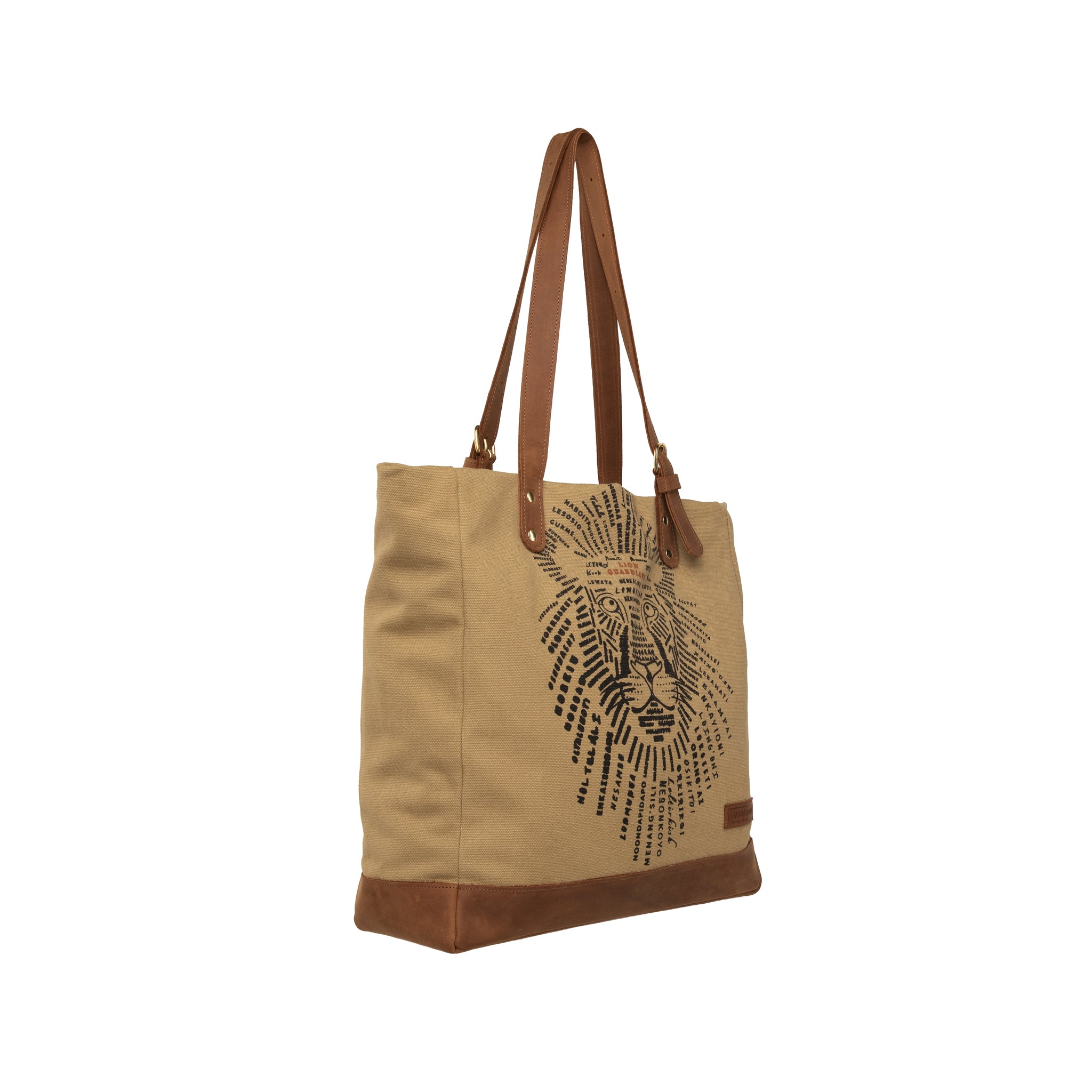 Canvas Metrine Tote x Lion Guardian (Bond)