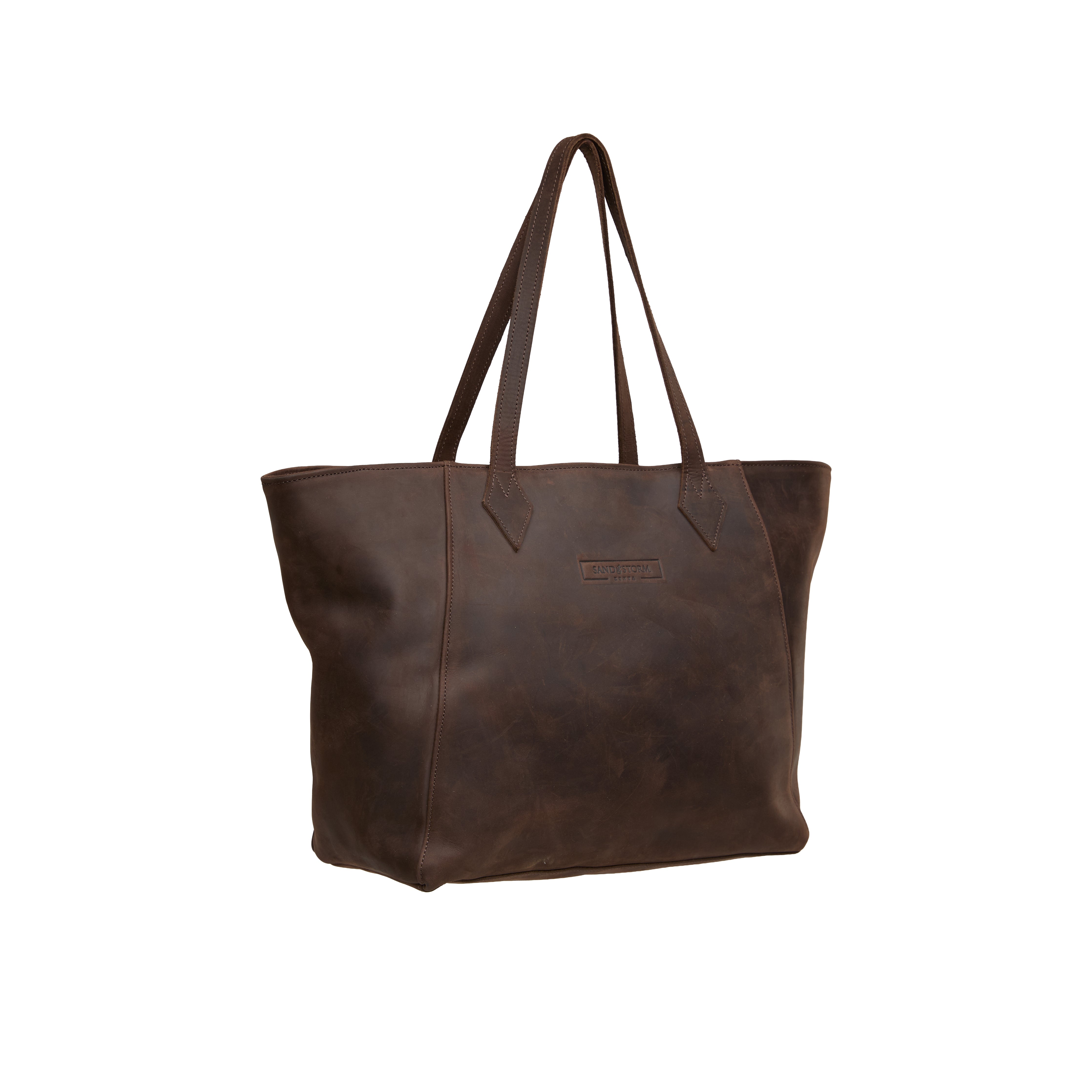 Pull-up Leather Jane Tote