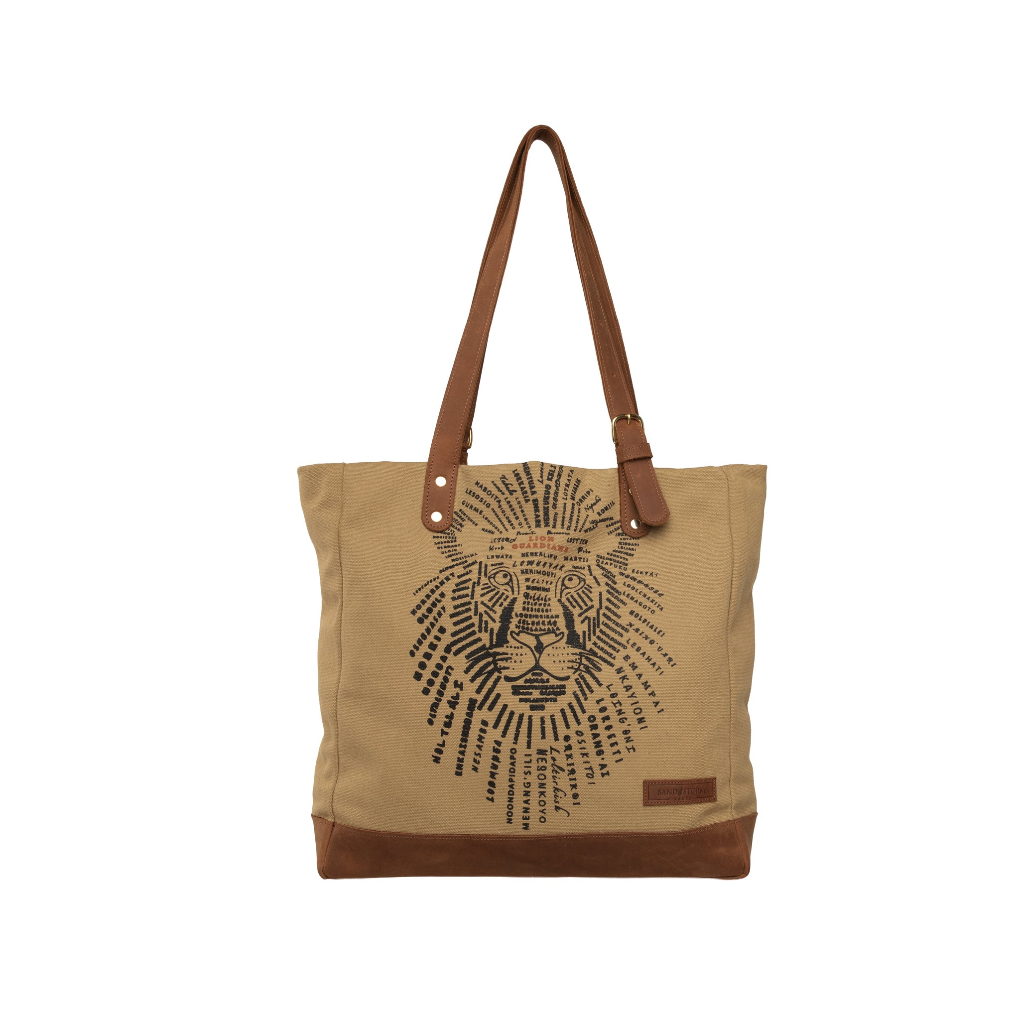Canvas Metrine Tote x Lion Guardian (Bond)