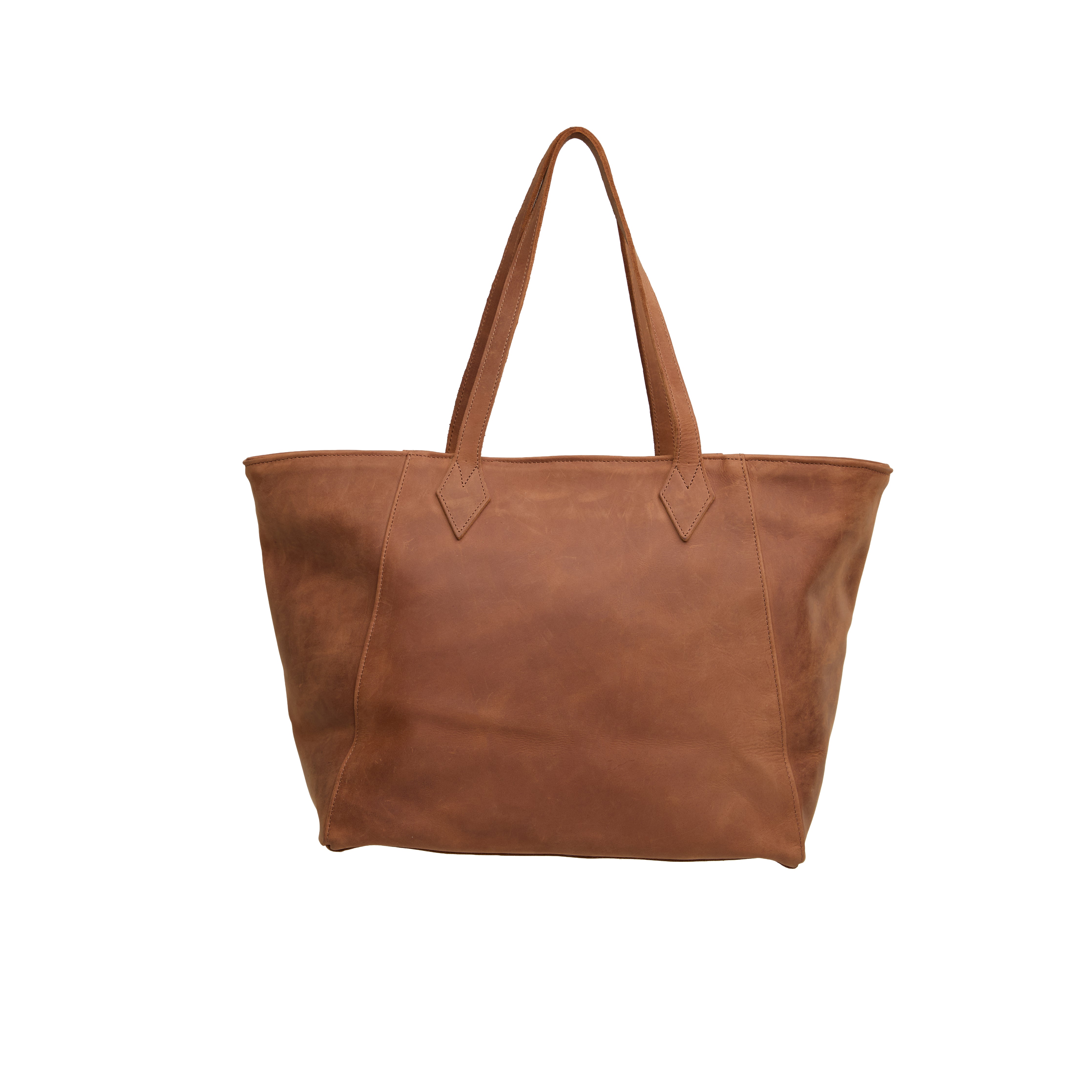 Pull-up Leather Jane Tote