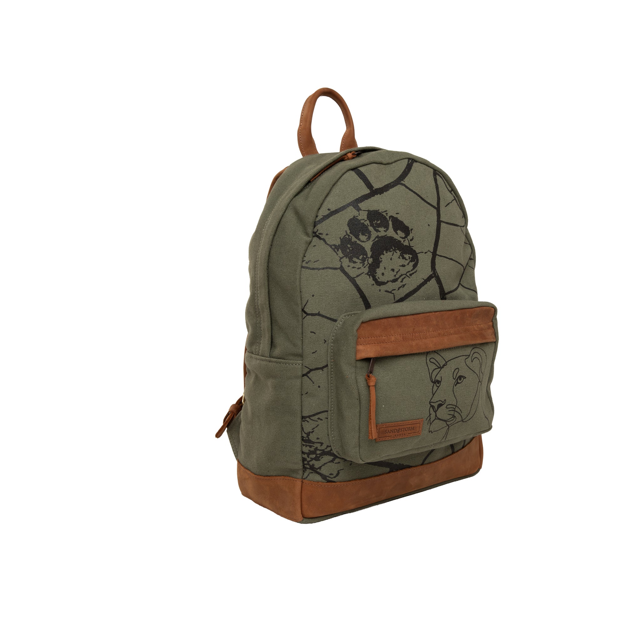 Canvas Hillary Backpack x Lion Guardian