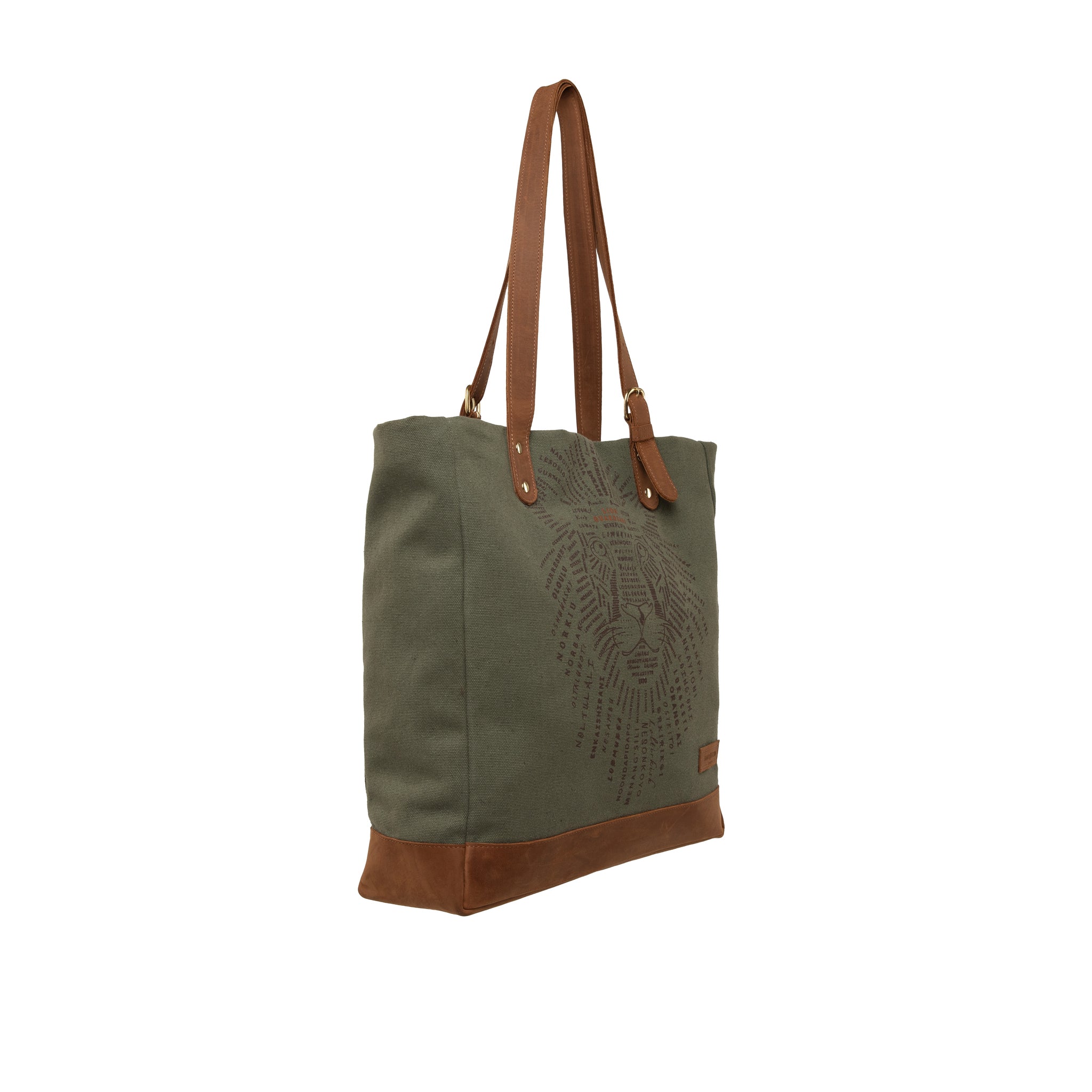 Canvas Metrine Tote x Lion Guardian (Bond)