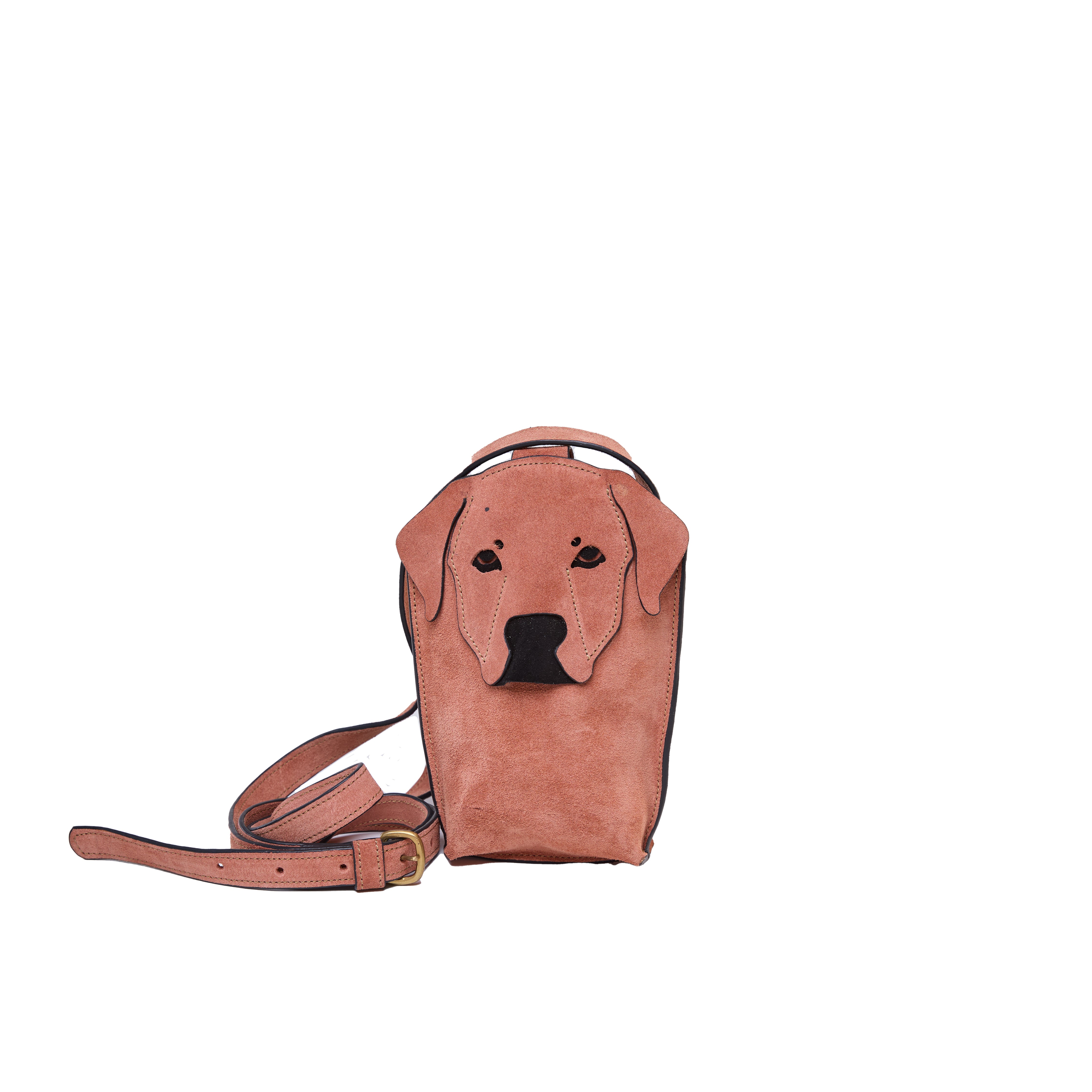 Suede Phone Purse Dog