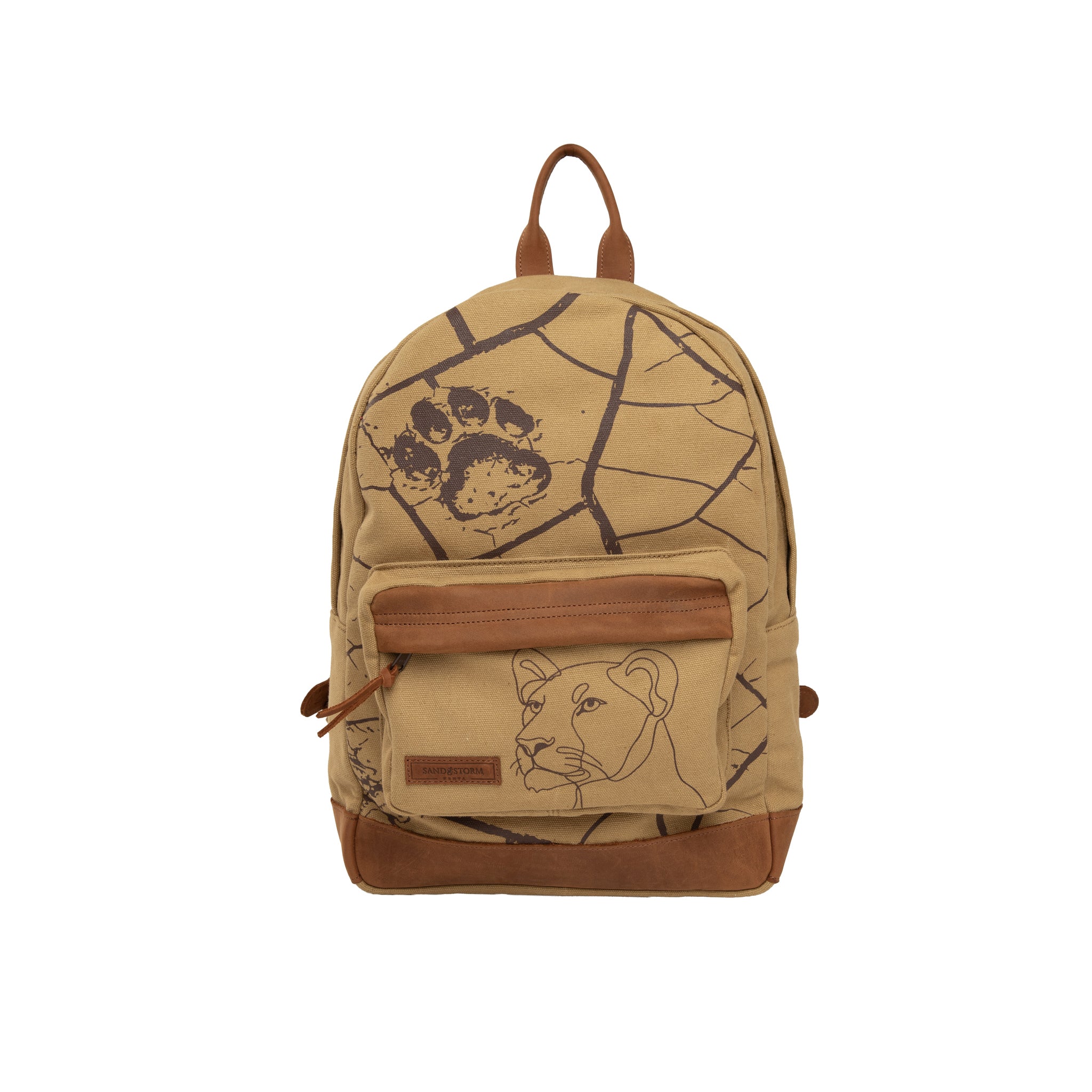 Canvas Hillary Backpack x Lion Guardian