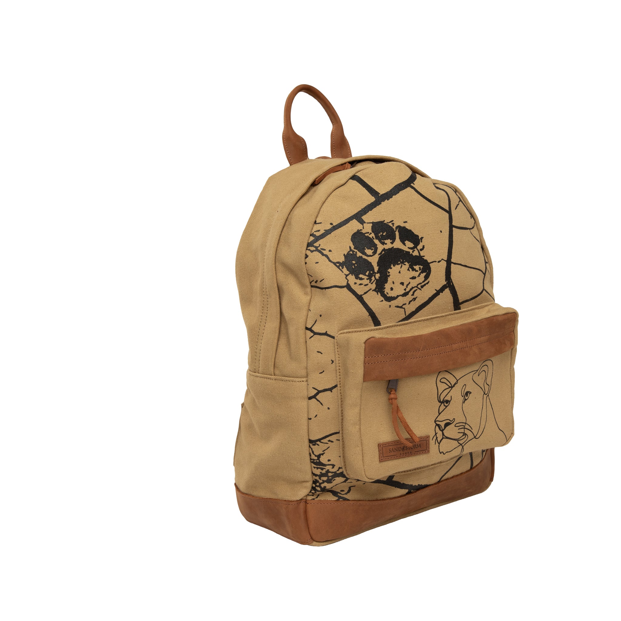 Canvas Hillary Backpack x Lion Guardian
