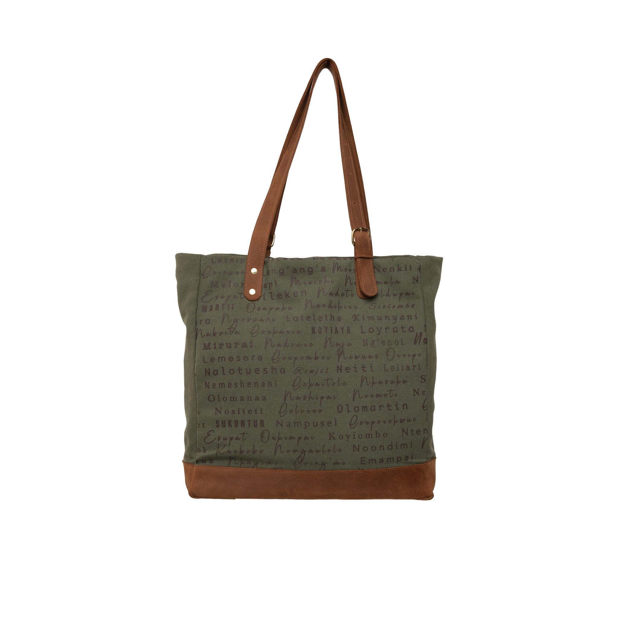 Canvas Metrine Tote x Lion Guardian (Bond)
