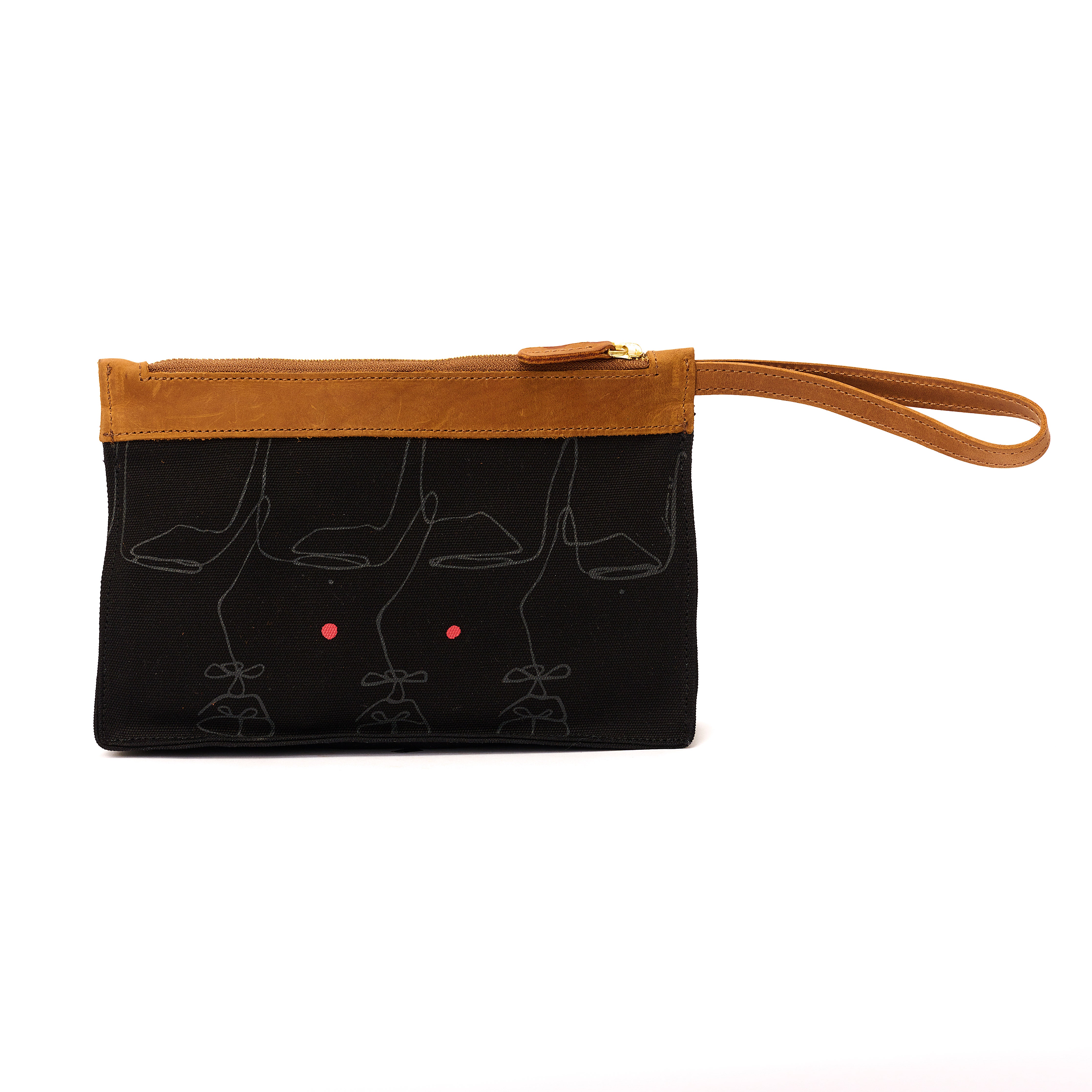 Canvas Agnes Pouch Intertwine Print x EndoSquared