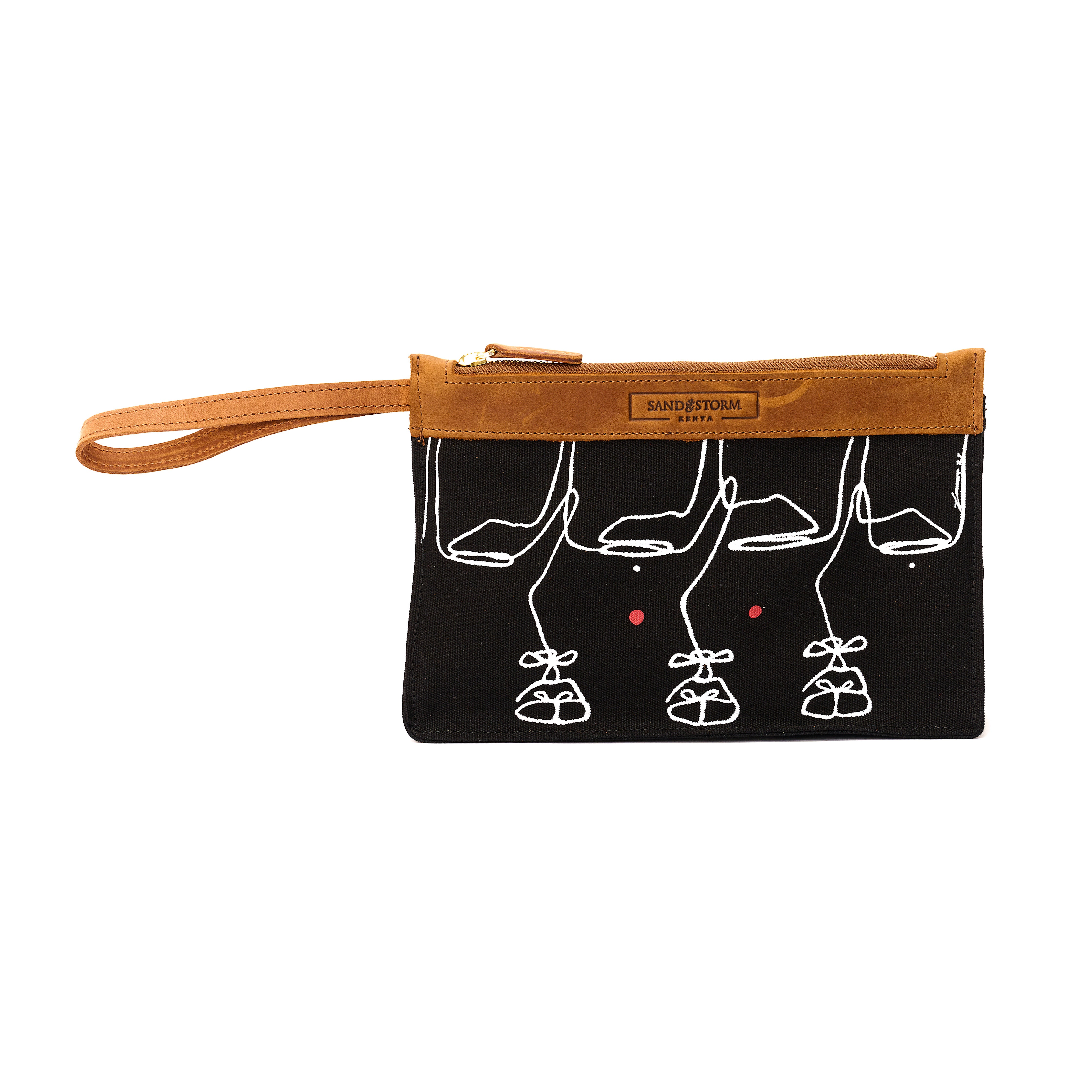 Canvas Agnes Pouch Intertwine Print x EndoSquared