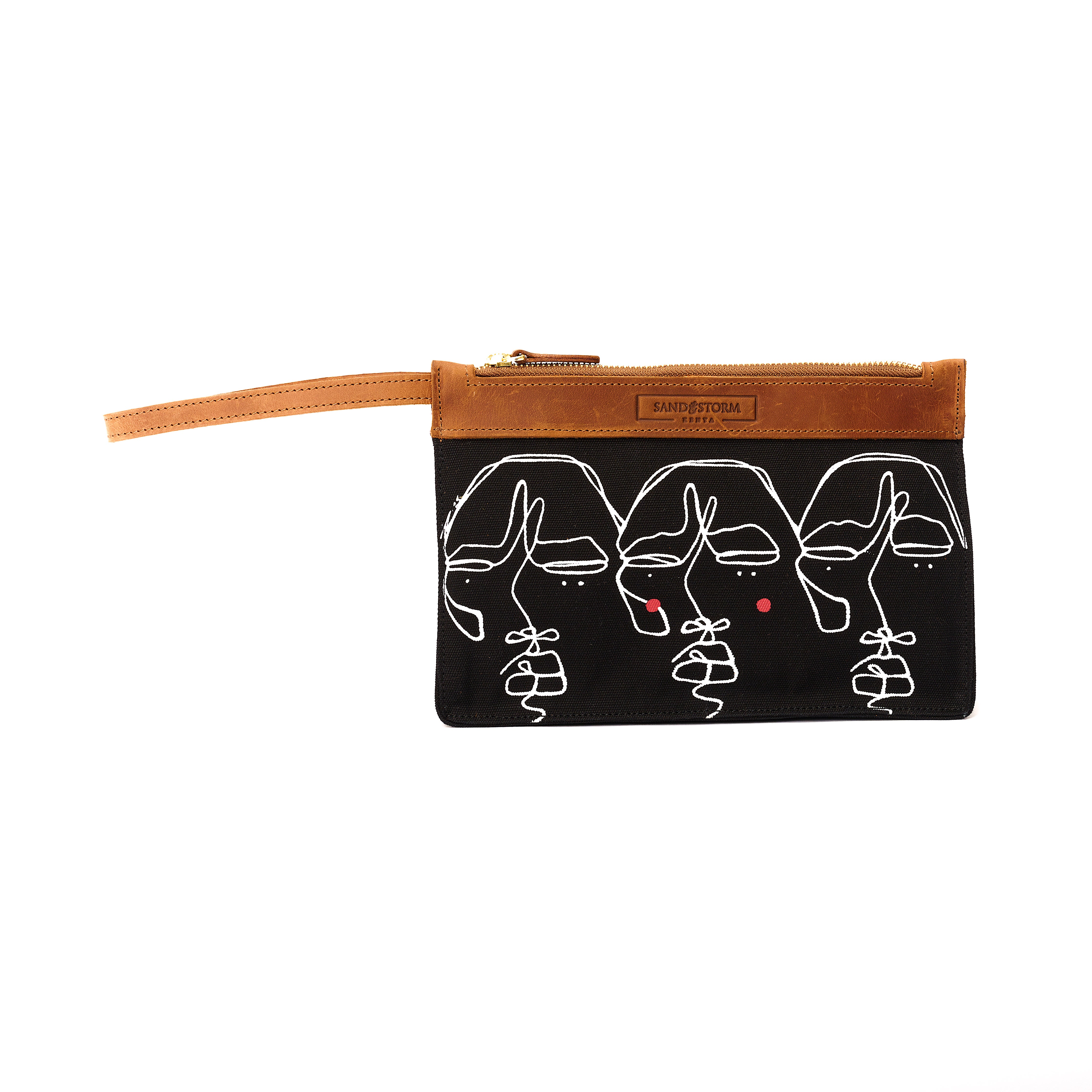 Canvas Agnes Pouch Sita Print x EndoSquared