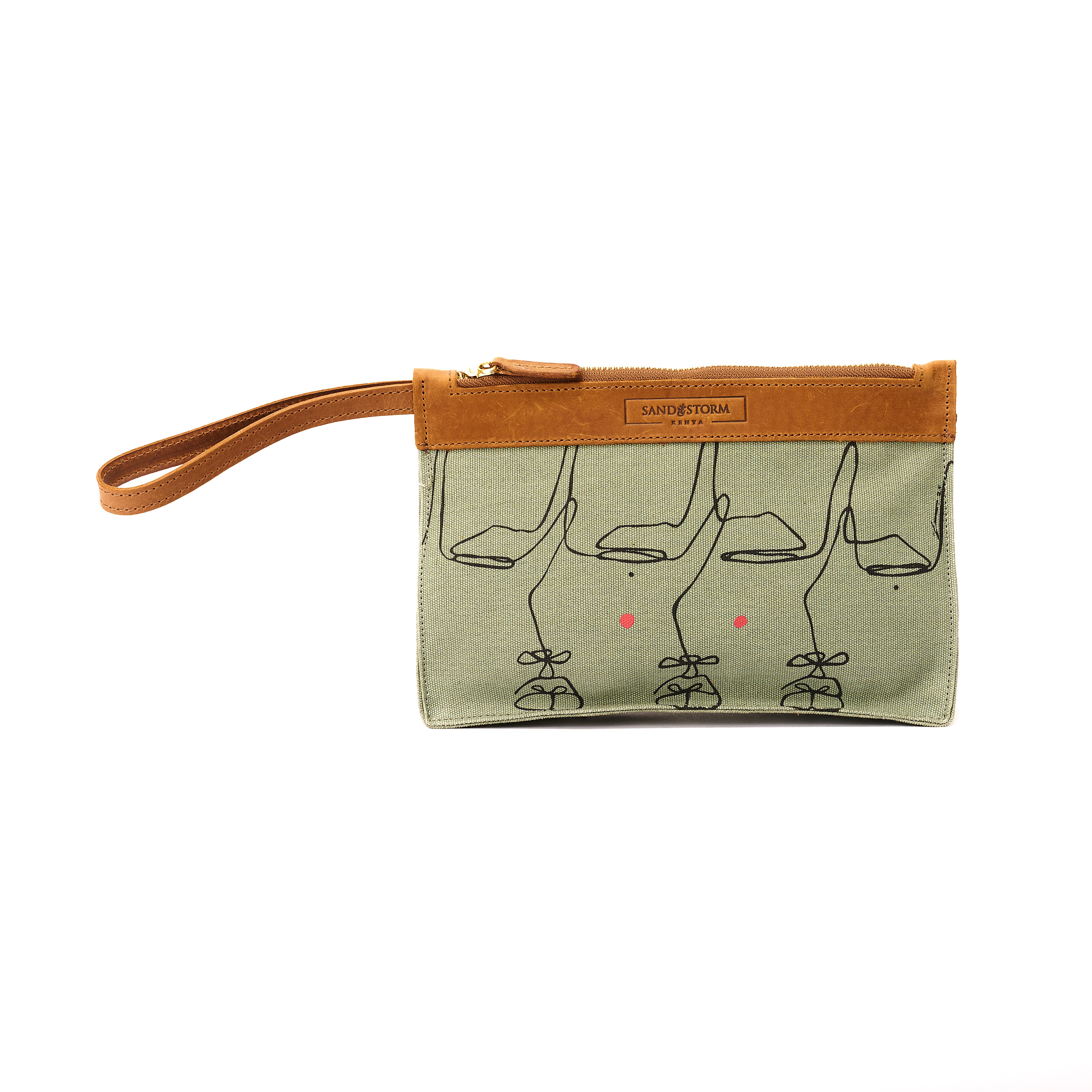 Canvas Agnes Pouch Intertwine Print x EndoSquared