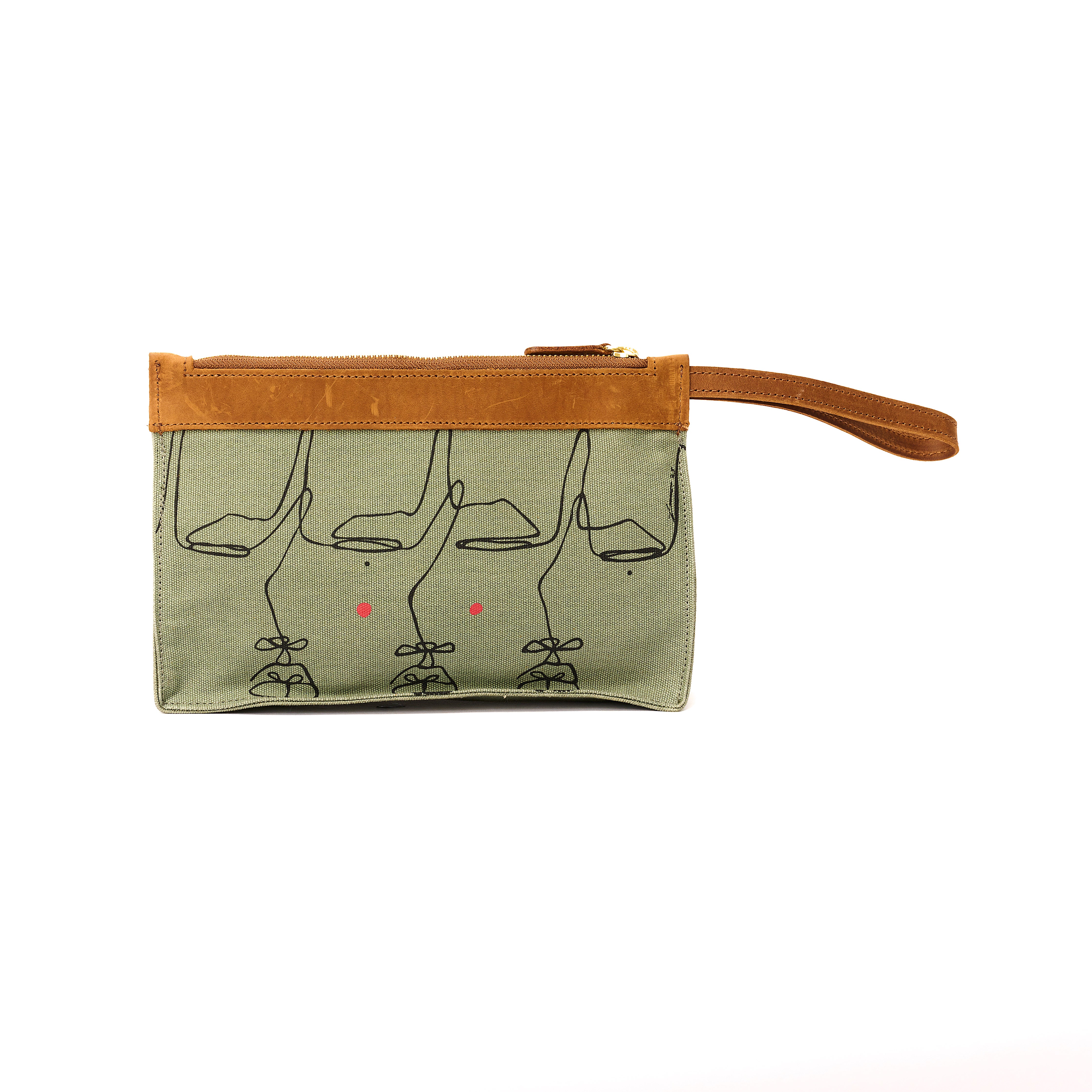 Canvas Agnes Pouch Intertwine Print x EndoSquared