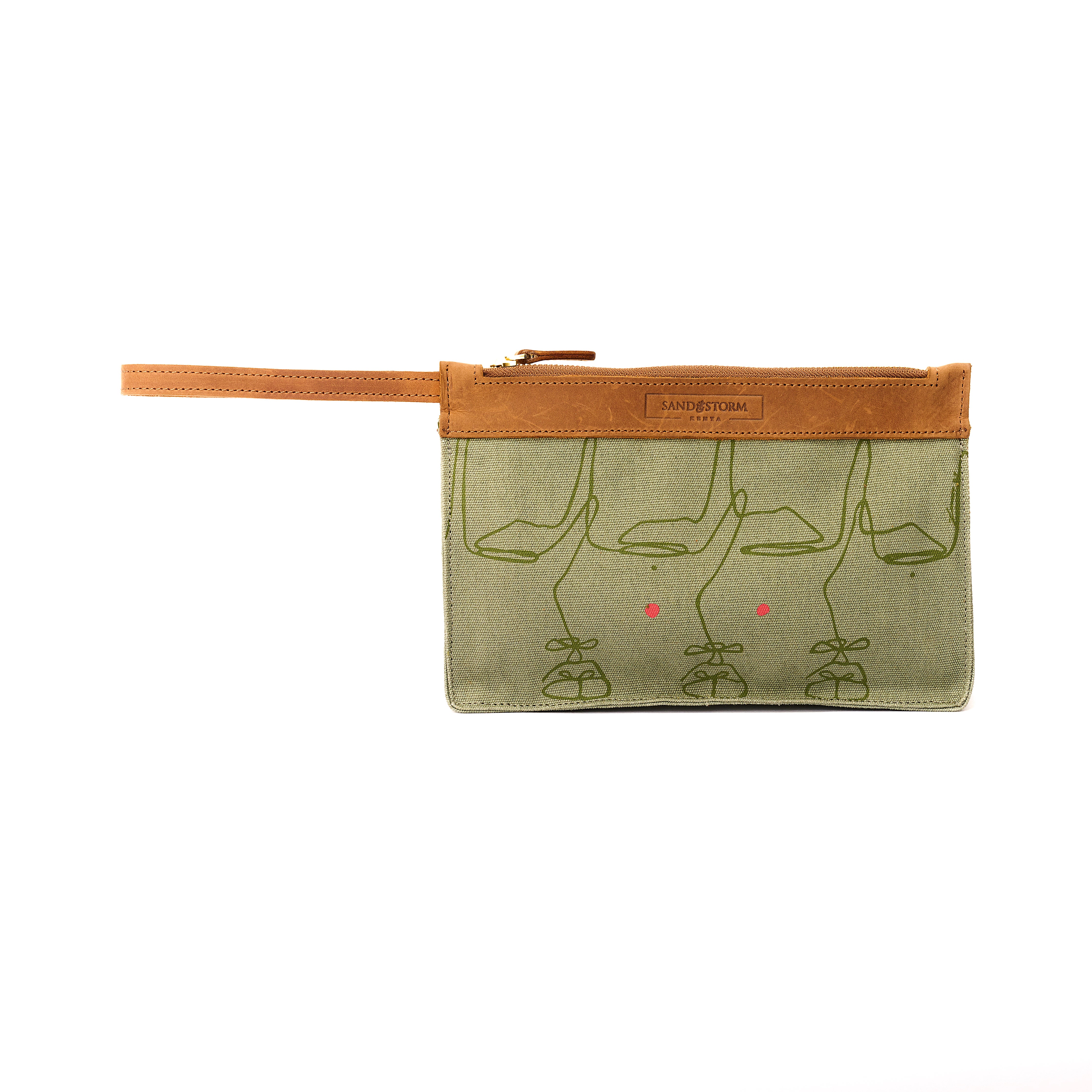 Canvas Agnes Pouch Intertwine Print x EndoSquared