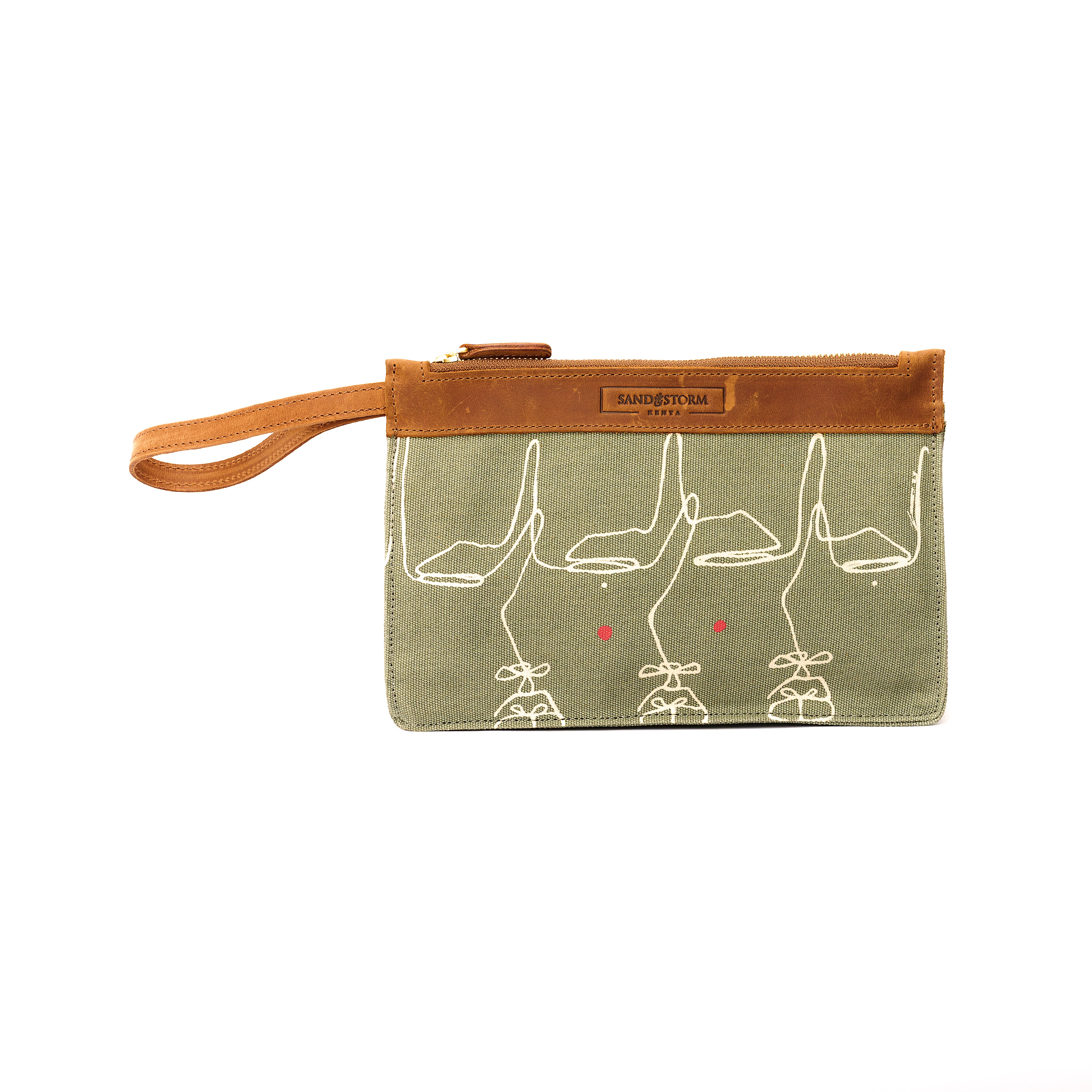 Canvas Agnes Pouch Intertwine Print x EndoSquared