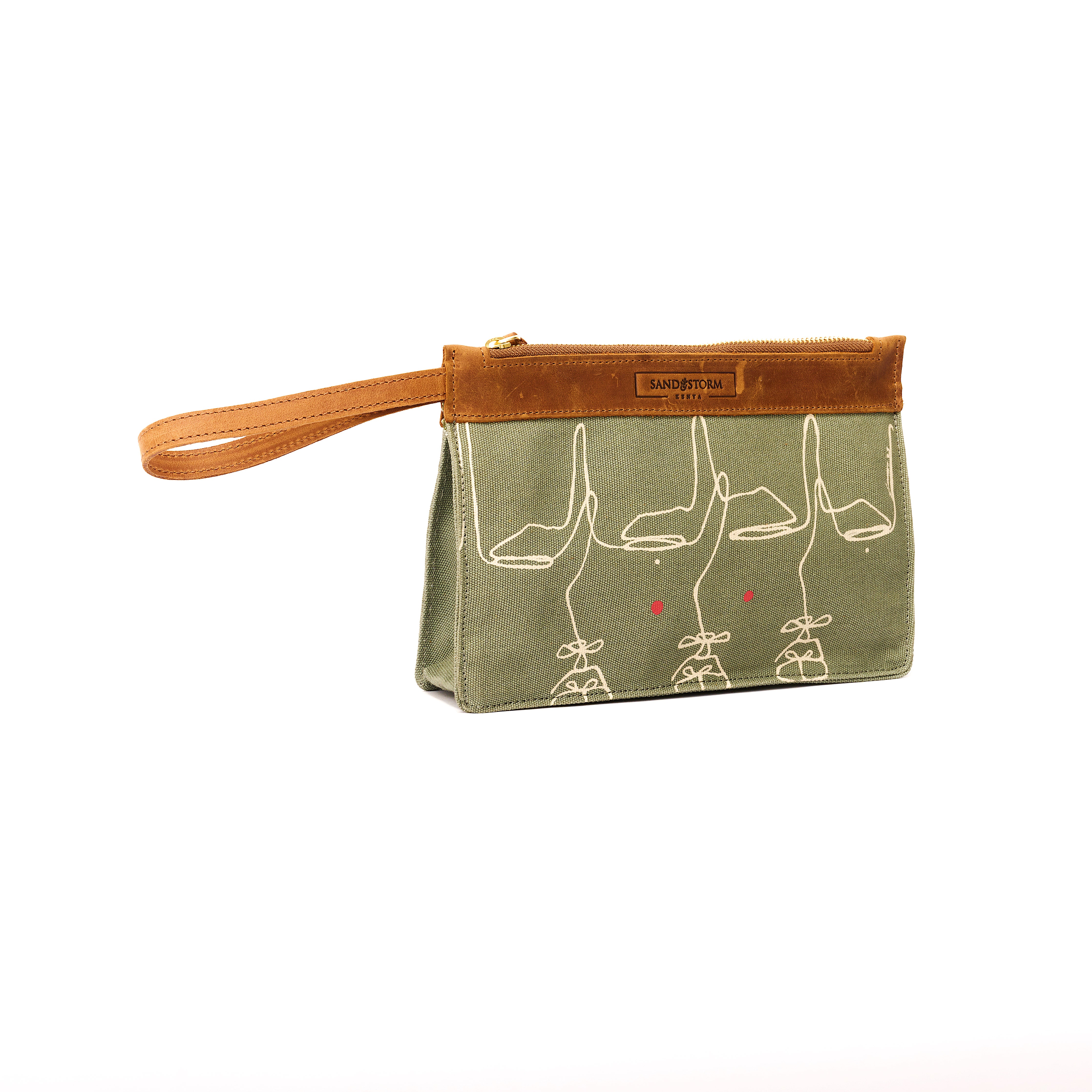 Canvas Agnes Pouch Intertwine Print x EndoSquared