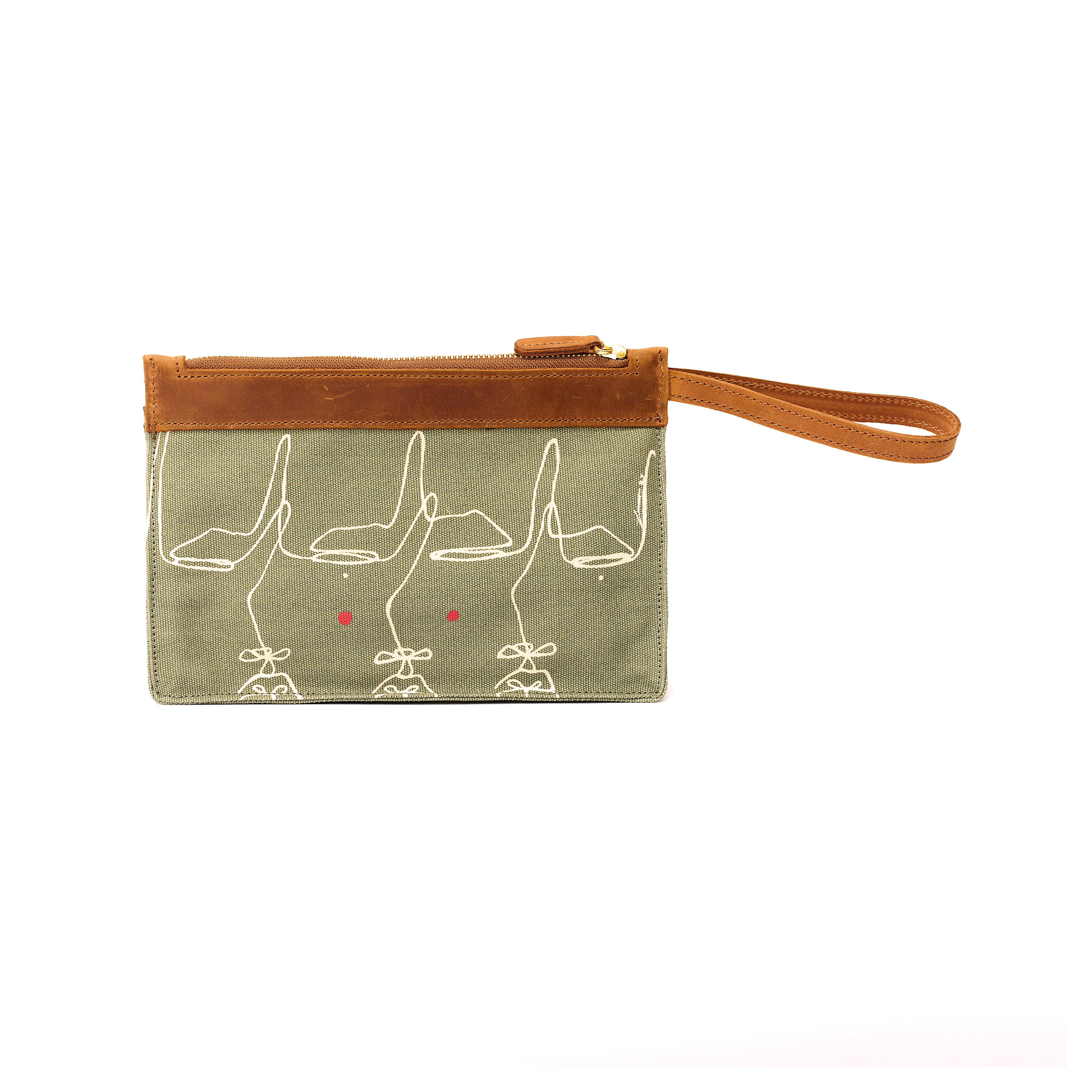Canvas Agnes Pouch Intertwine Print x EndoSquared