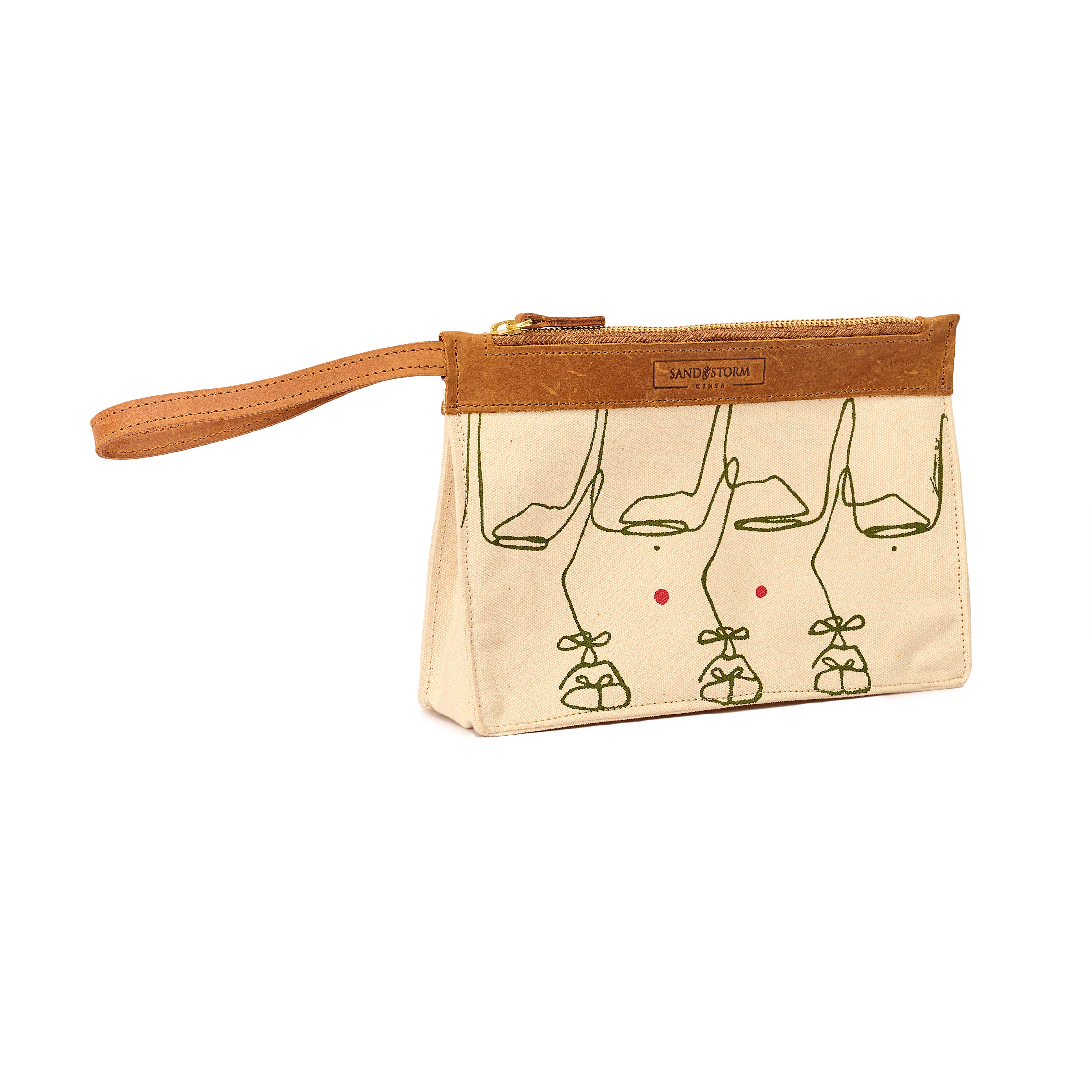 Canvas Agnes Pouch Intertwine Print x EndoSquared