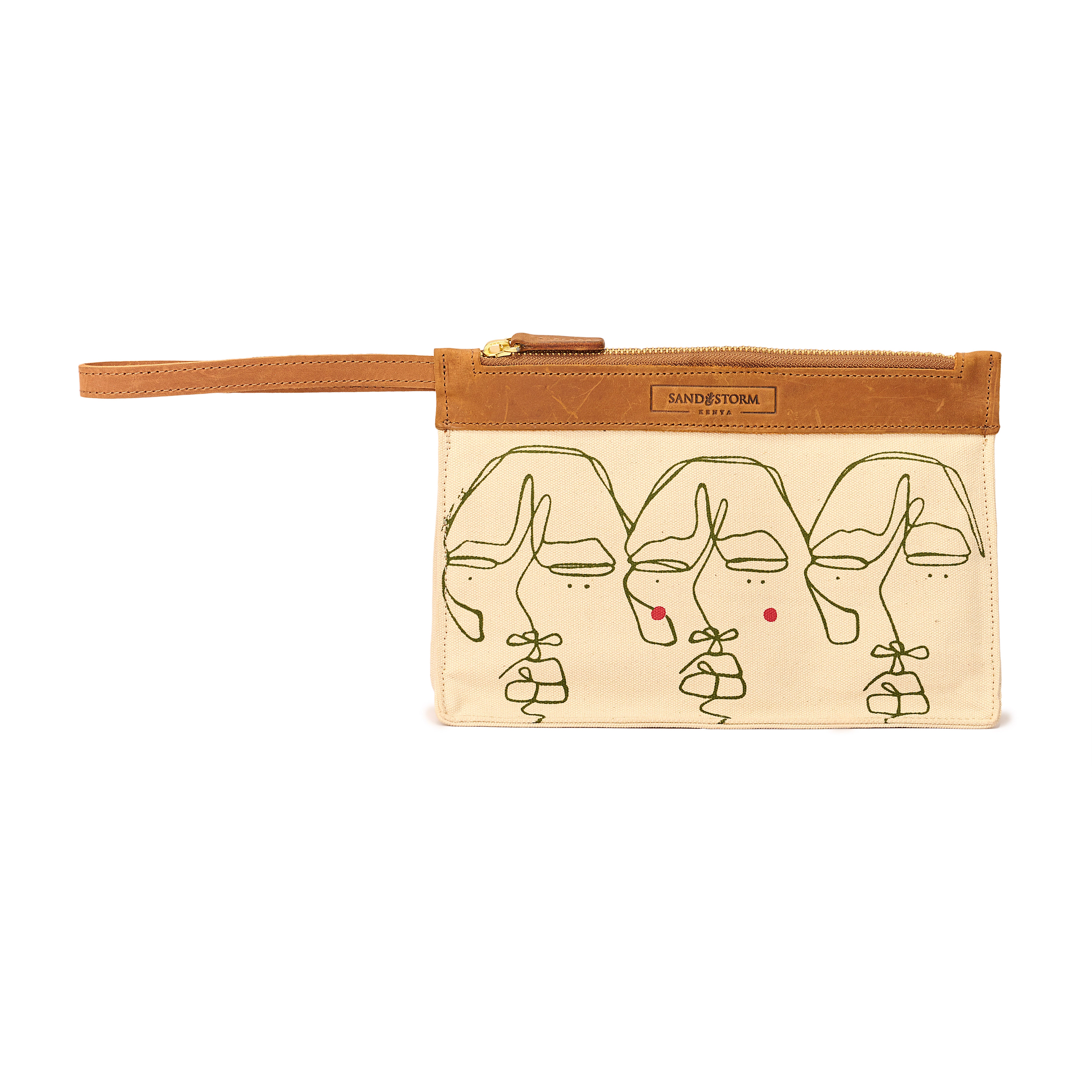 Canvas Agnes Pouch Sita Print x EndoSquared