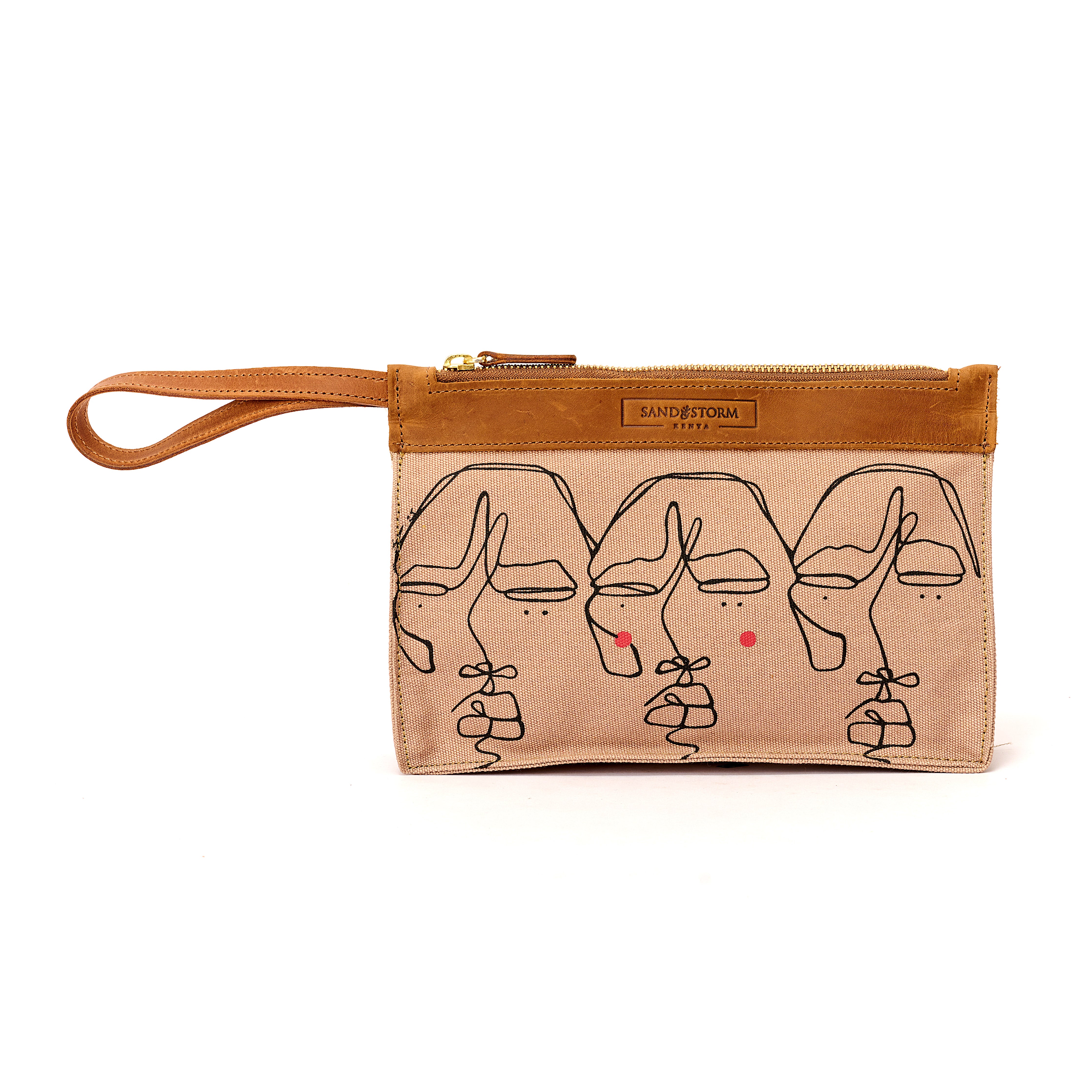 Canvas Agnes Pouch Sita Print x EndoSquared