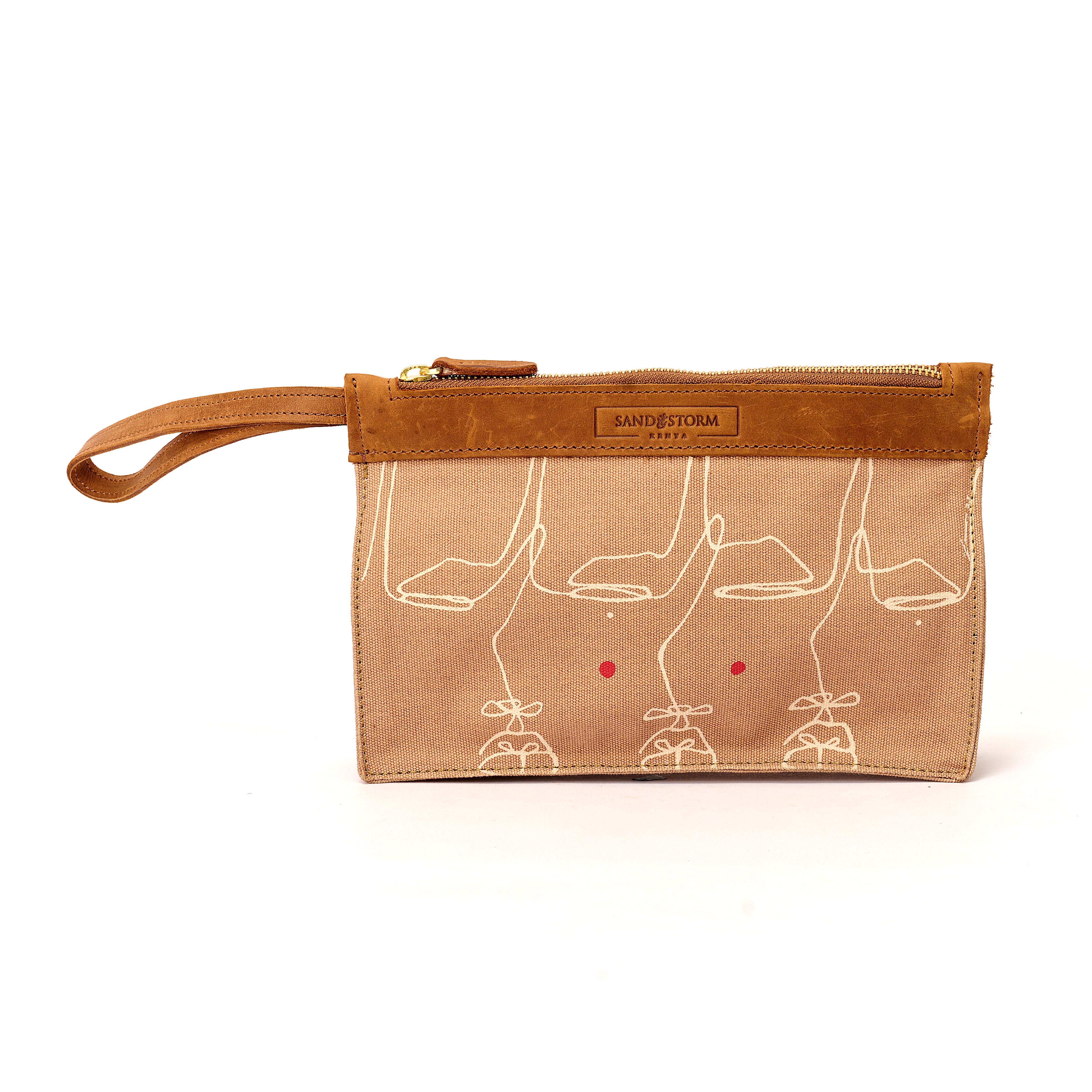 Canvas Agnes Pouch Intertwine Print x EndoSquared