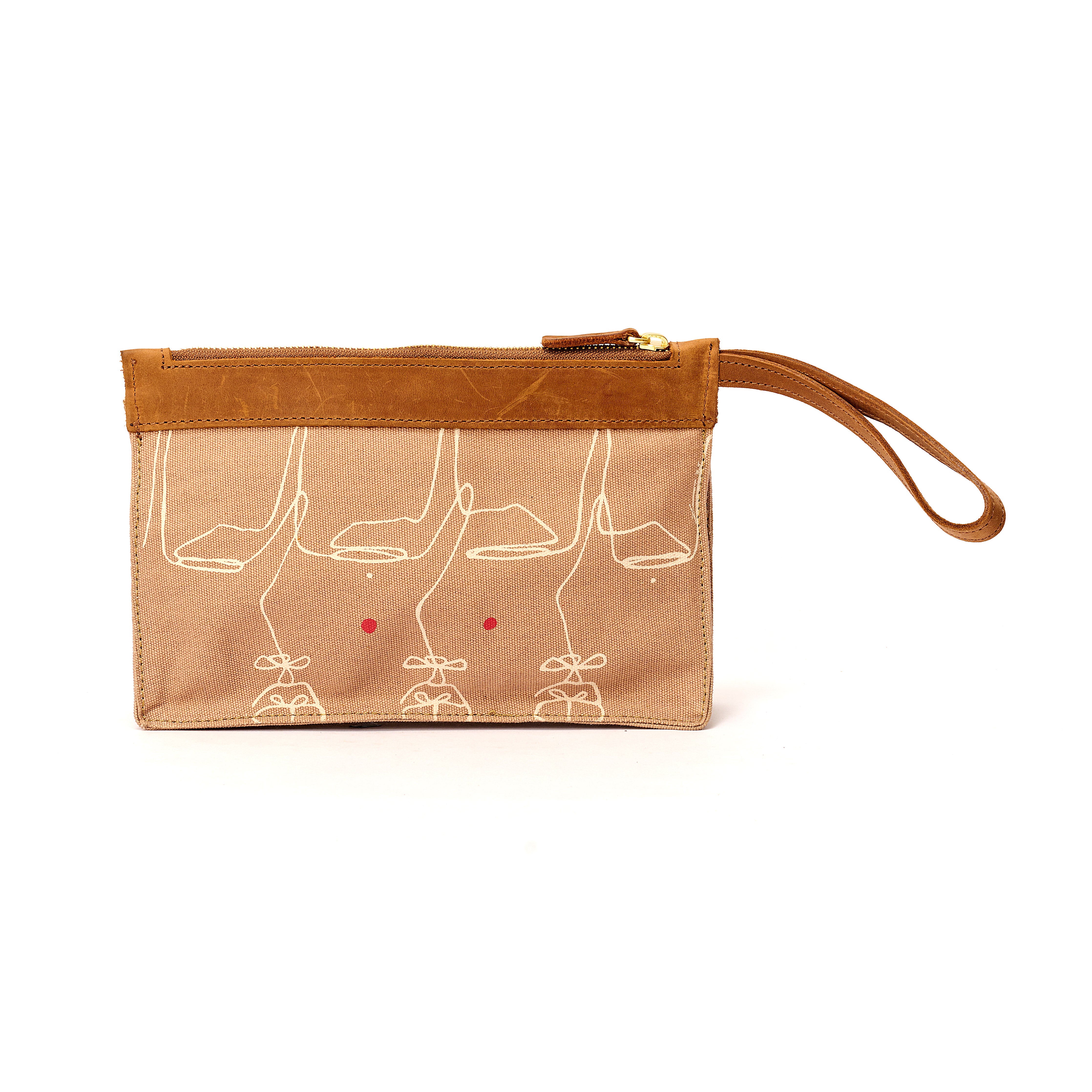 Canvas Agnes Pouch Intertwine Print x EndoSquared