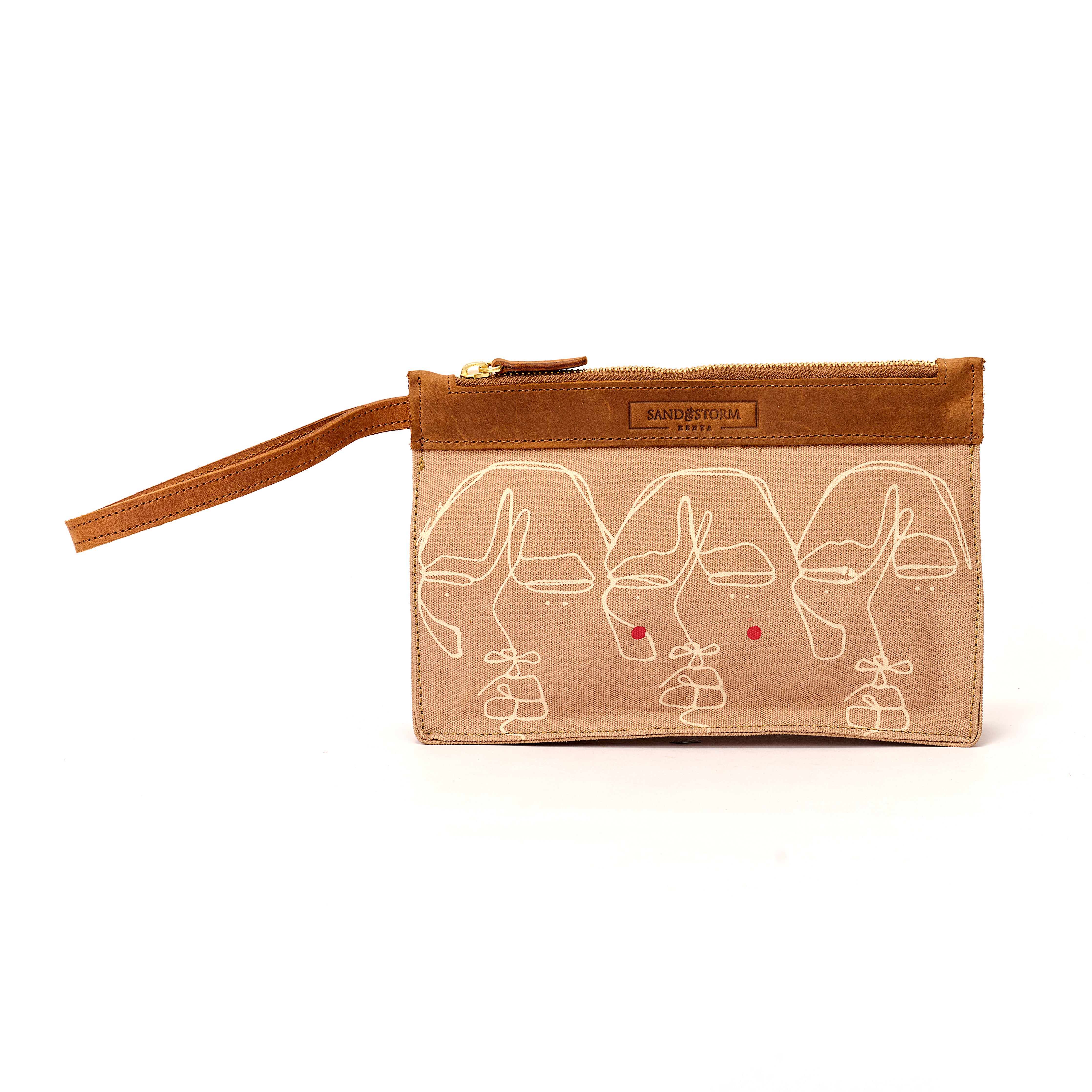 Canvas Agnes Pouch Sita Print x EndoSquared