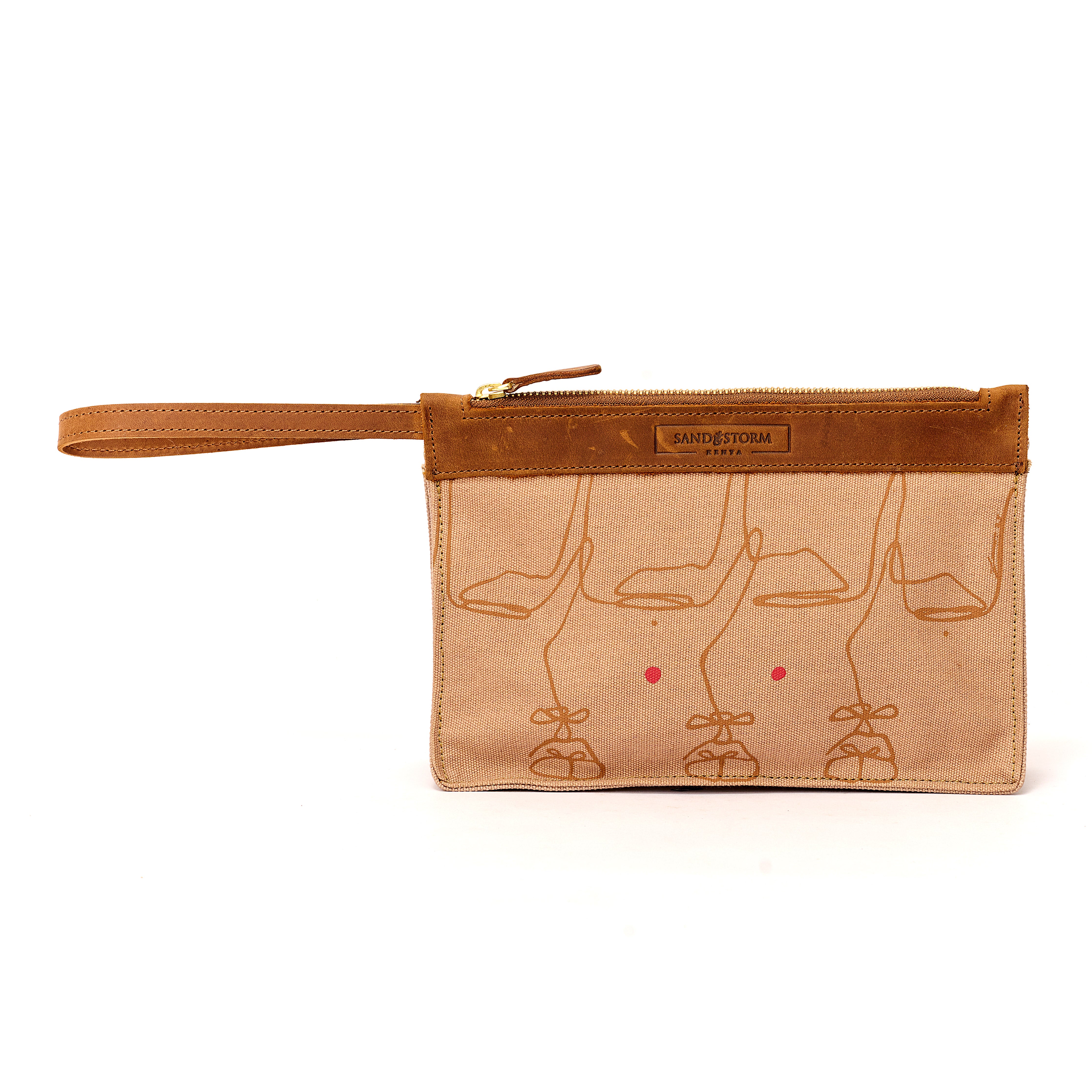 Canvas Agnes Pouch Intertwine Print x EndoSquared