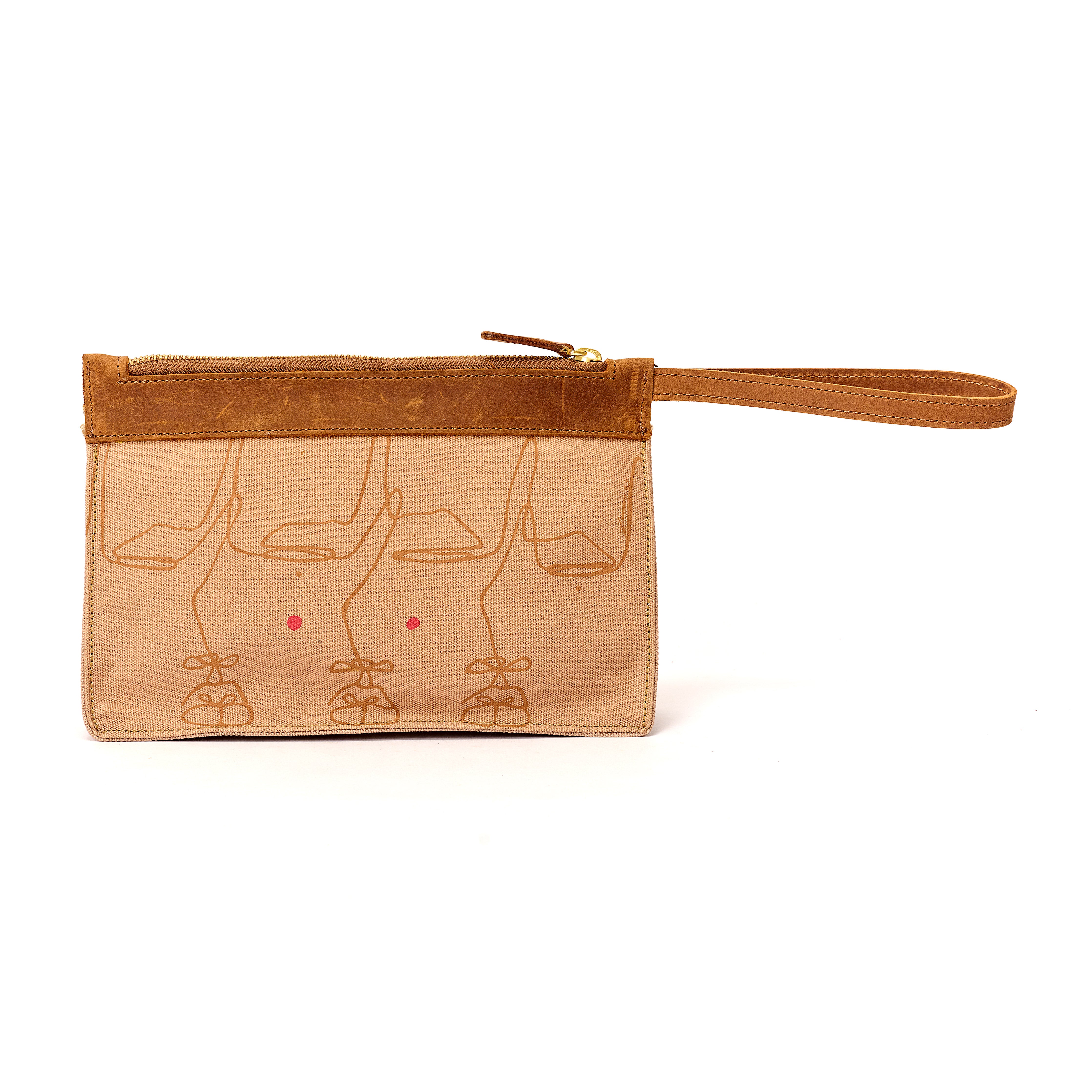 Canvas Agnes Pouch Intertwine Print x EndoSquared