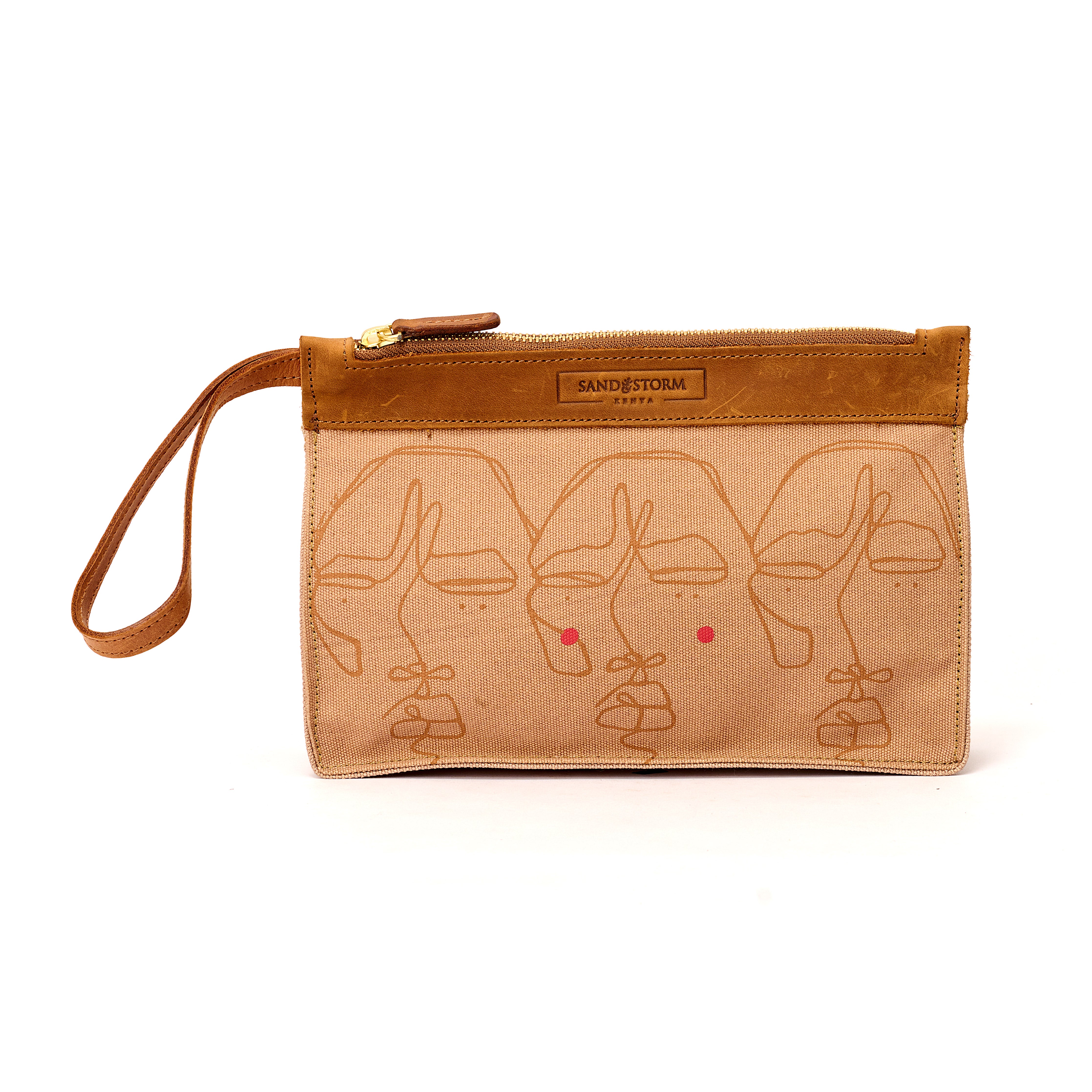 Canvas Agnes Pouch Sita Print x EndoSquared