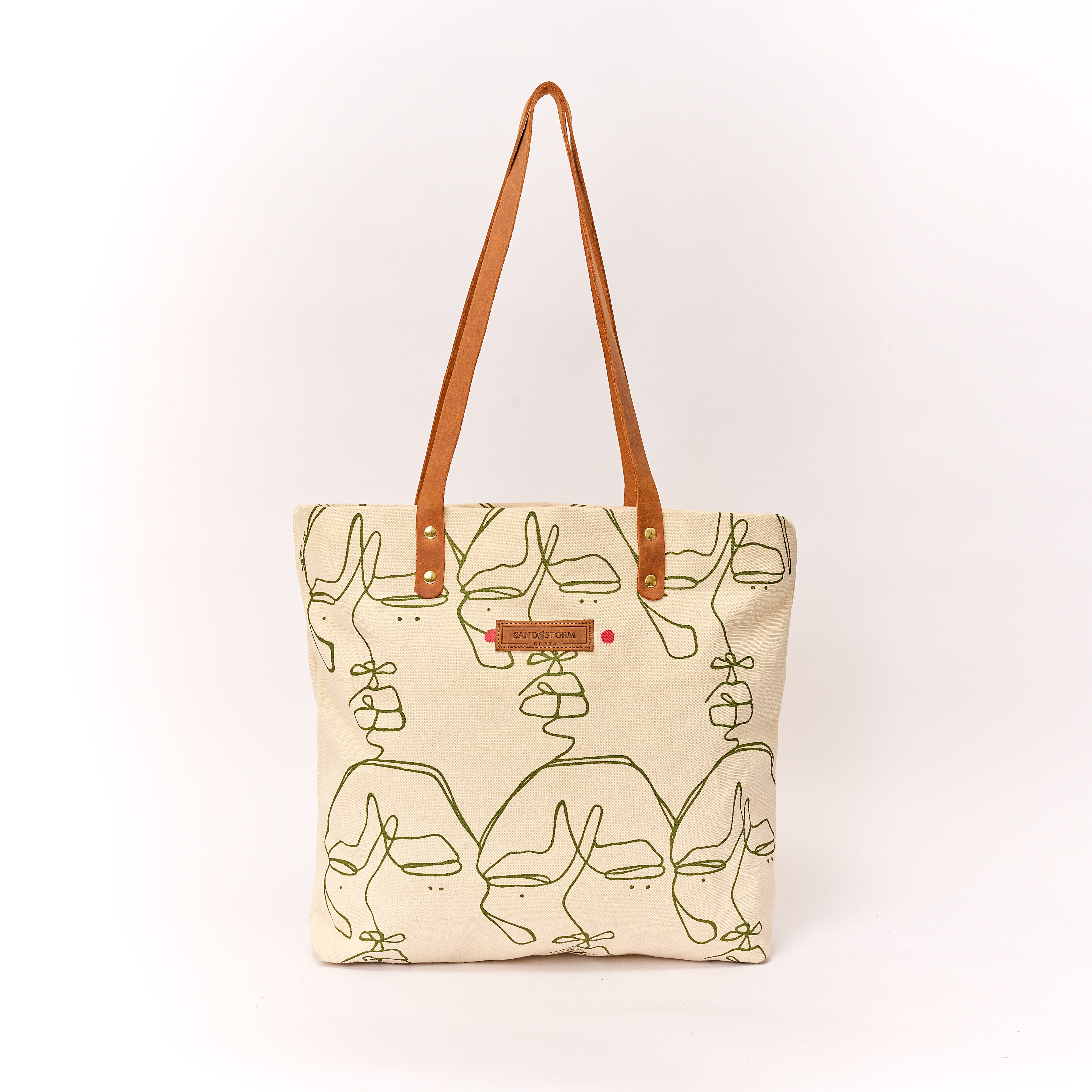 Canvas Dorothy Tote Sita Print x EndoSquared