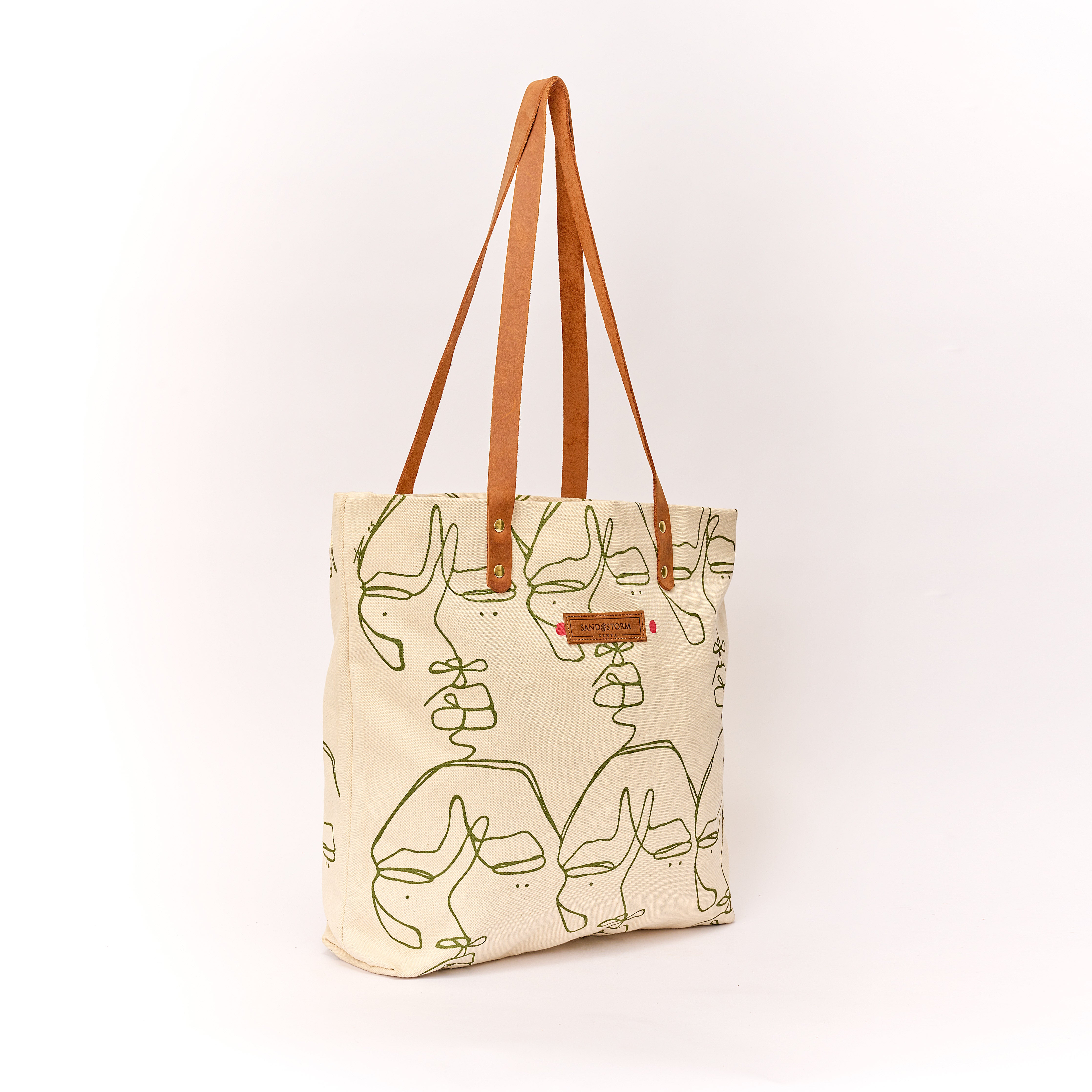 Canvas Dorothy Tote Sita Print x EndoSquared