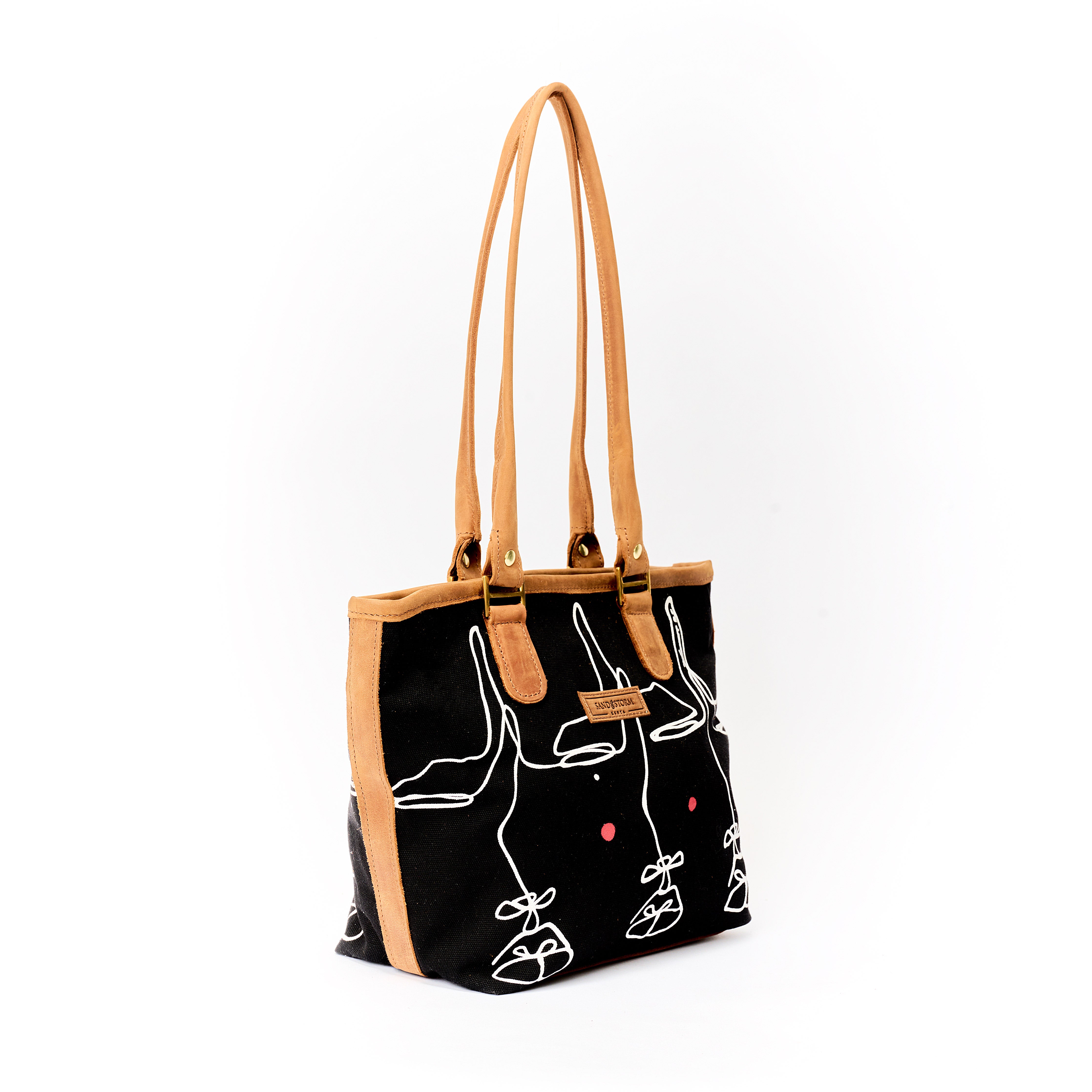 Canvas Lara bag Intertwine Print x Sandstorm Kenya