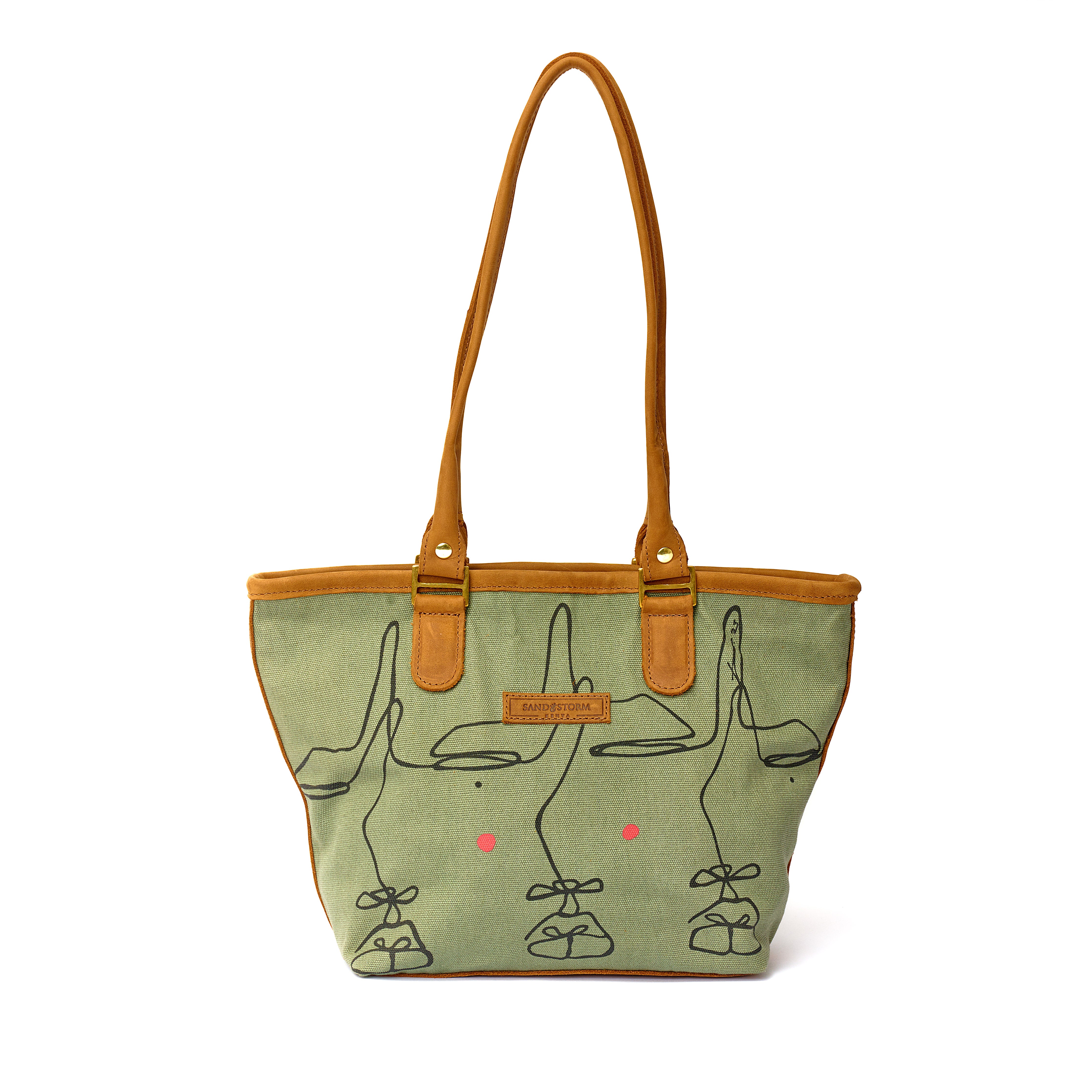 Canvas Lara bag Intertwine Print x Sandstorm Kenya