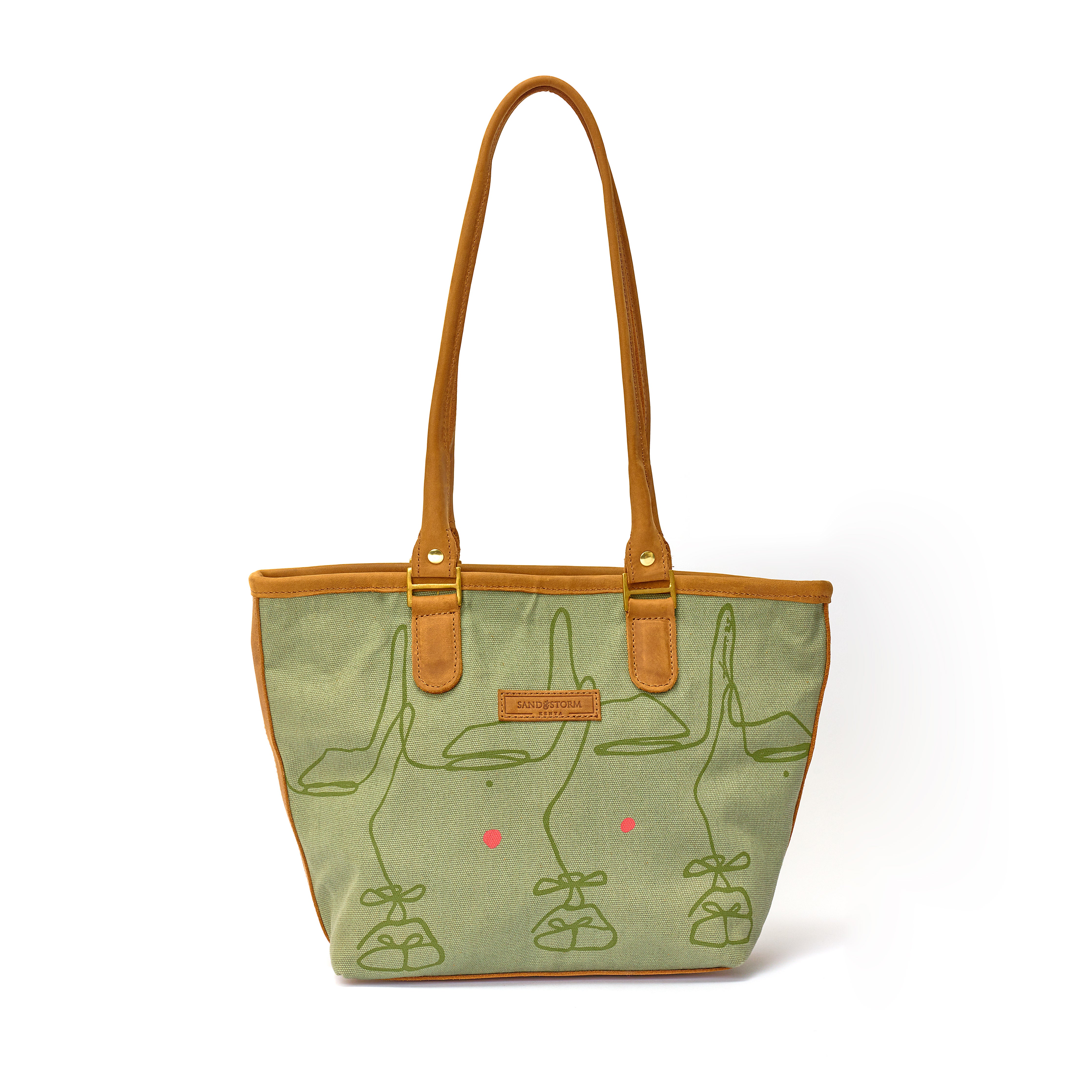 Canvas Lara bag Intertwine Print x Sandstorm Kenya